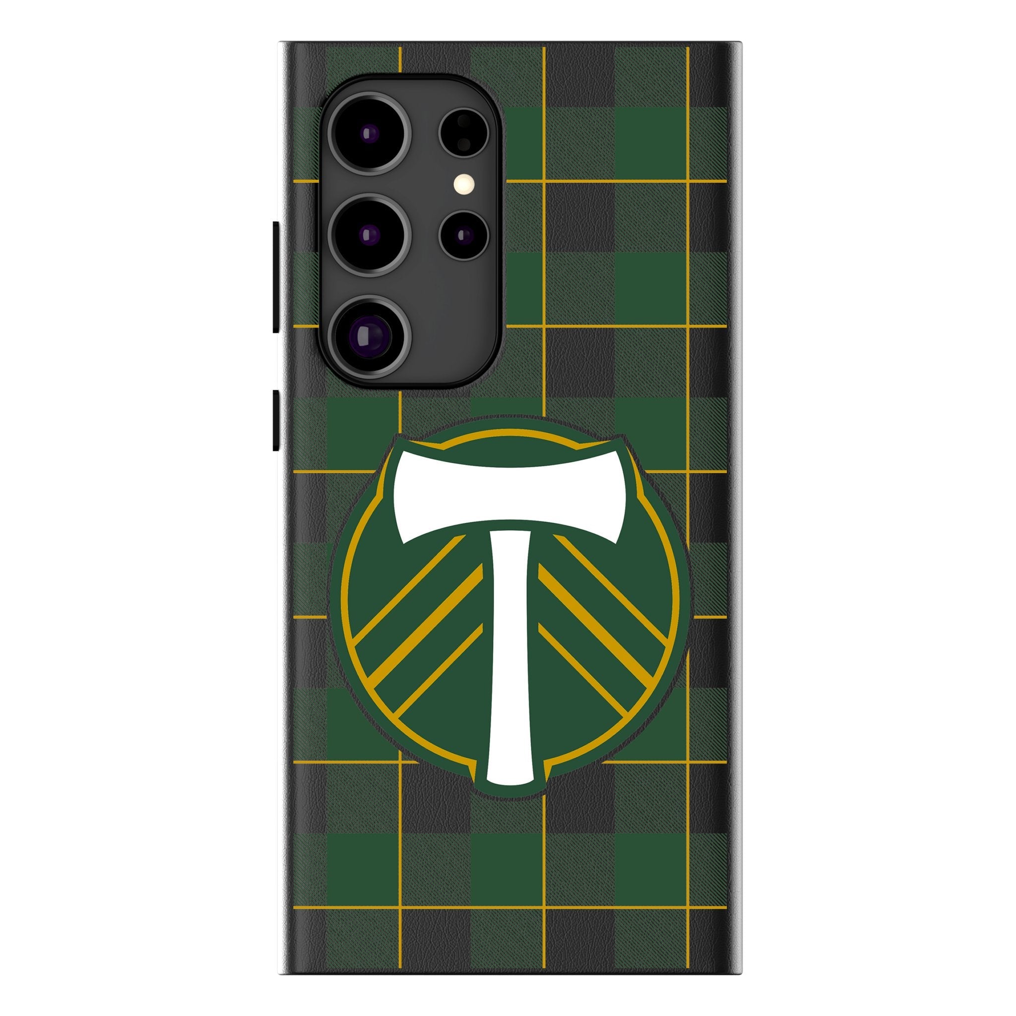 Portland Timbers Plaid MagSafe Compatible Phone Case for Samsung Galaxy