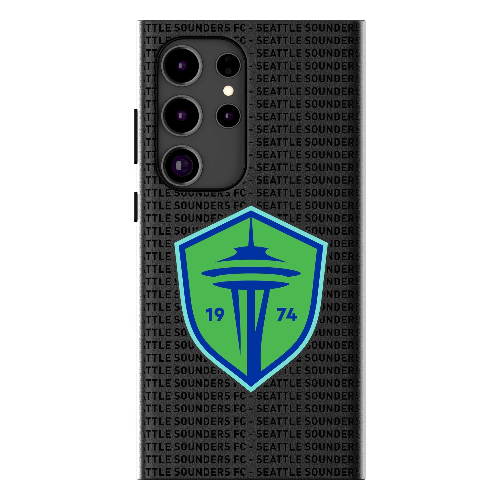 Seattle Sounders FC Text Backdrop MagSafe Compatible Phone Case for Samsung Galaxy