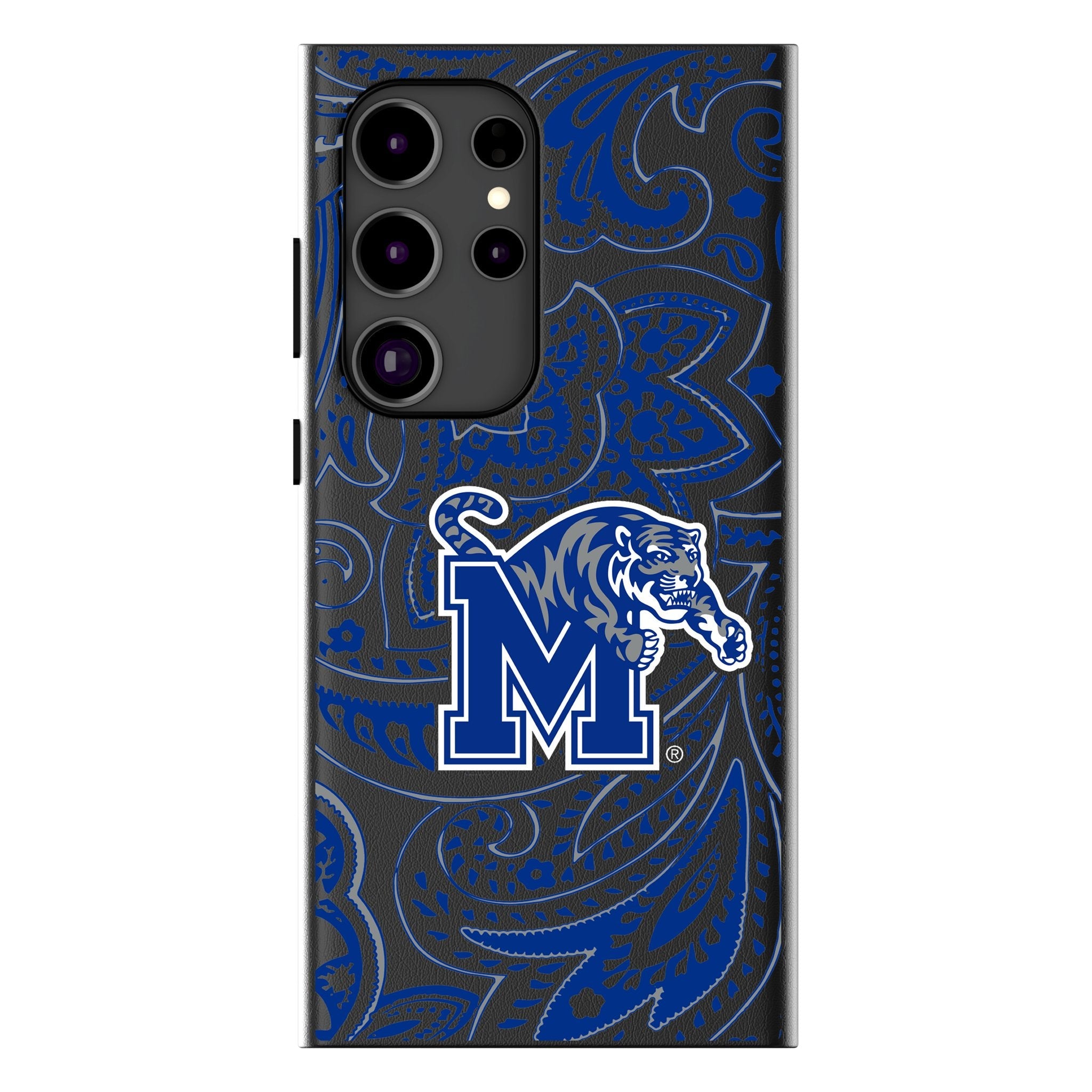 University of Memphis Tigers Paisley MagSafe Compatible Phone Case for Samsung Galaxy