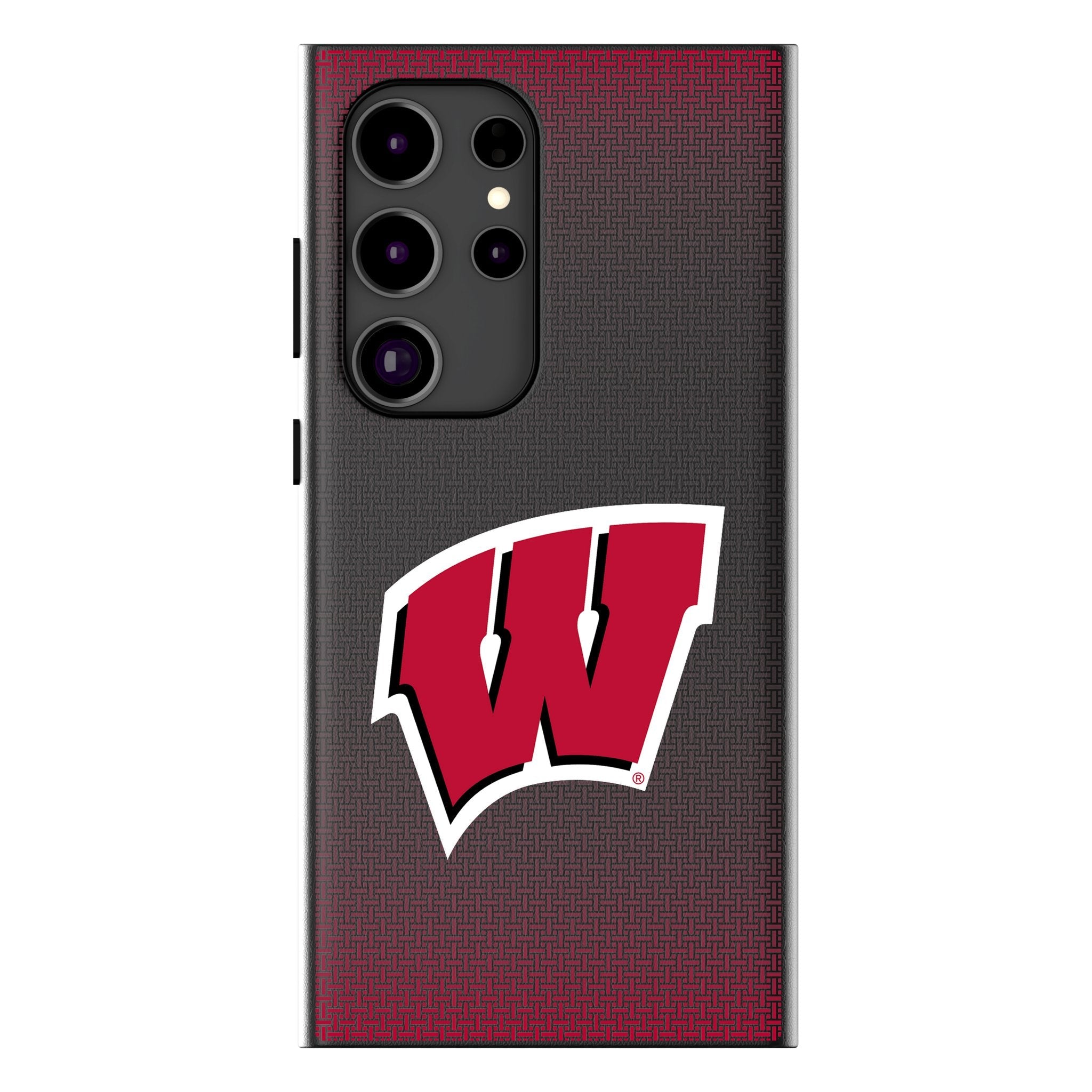 University of Wisconsin Badgers Linen MagSafe Compatible Phone Case for Samsung Galaxy