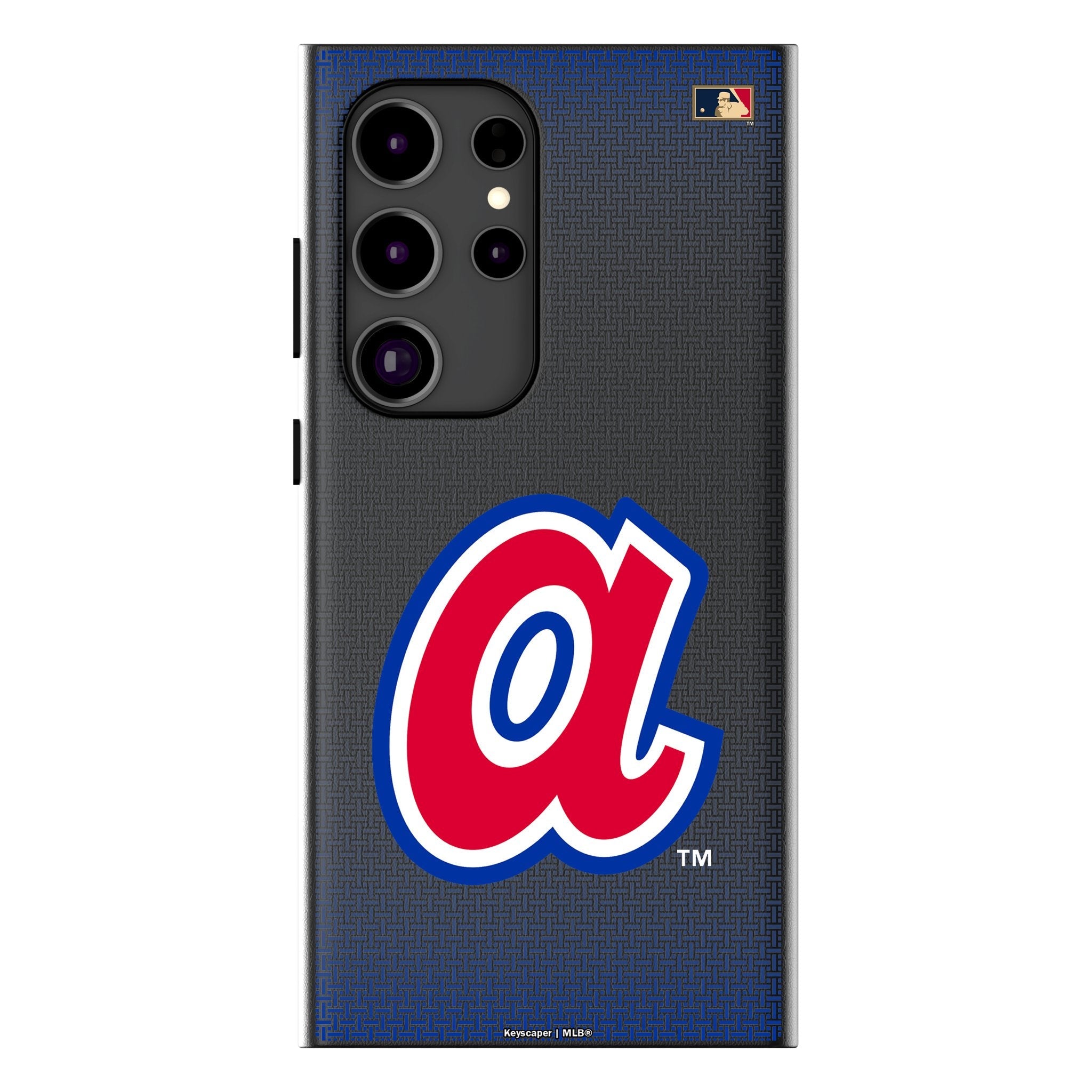 Atlanta Braves 1972-1980 - Cooperstown Collection Linen MagSafe Compatible Phone Case for Samsung Galaxy