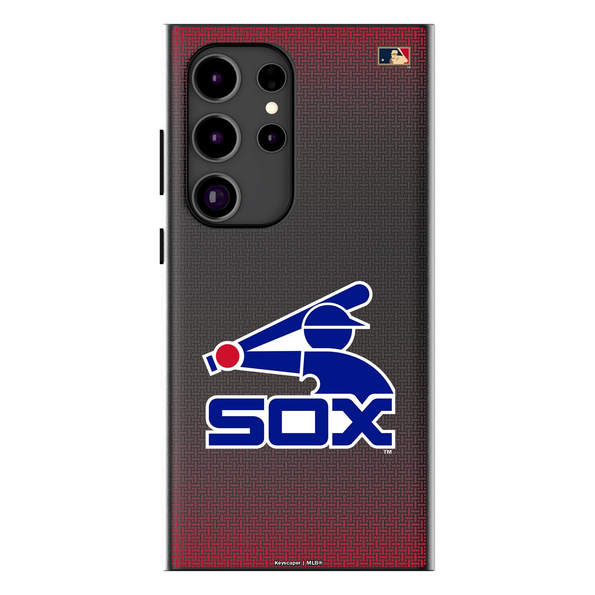 Chicago White Sox 1976-1981 - Cooperstown Collection Linen MagSafe Compatible Phone Case for Samsung Galaxy 1