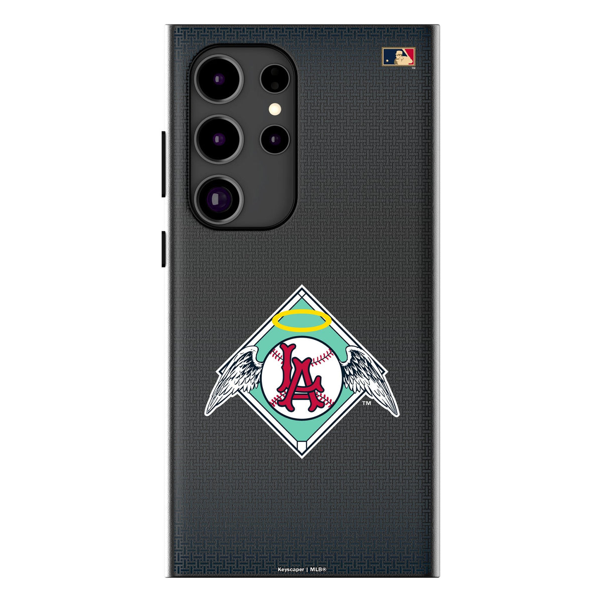 LA Angels 1961-1965 - Cooperstown Collection Linen MagSafe Compatible Phone Case for Samsung Galaxy