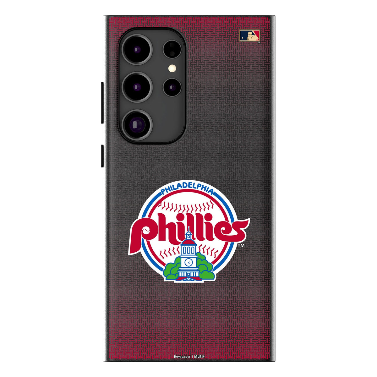 Philadelphia Phillies 1984-1991 - Cooperstown Collection Linen MagSafe Compatible Phone Case for Samsung Galaxy
