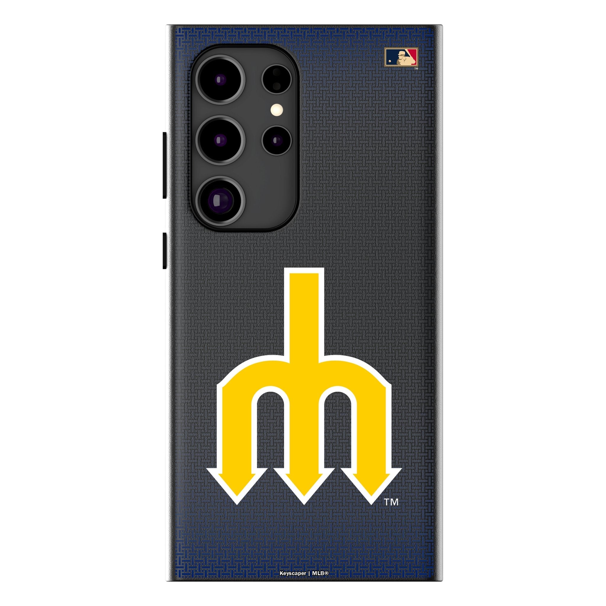 Seattle Mariners 1977-1980 - Cooperstown Collection Linen MagSafe Compatible Phone Case for Samsung Galaxy 1