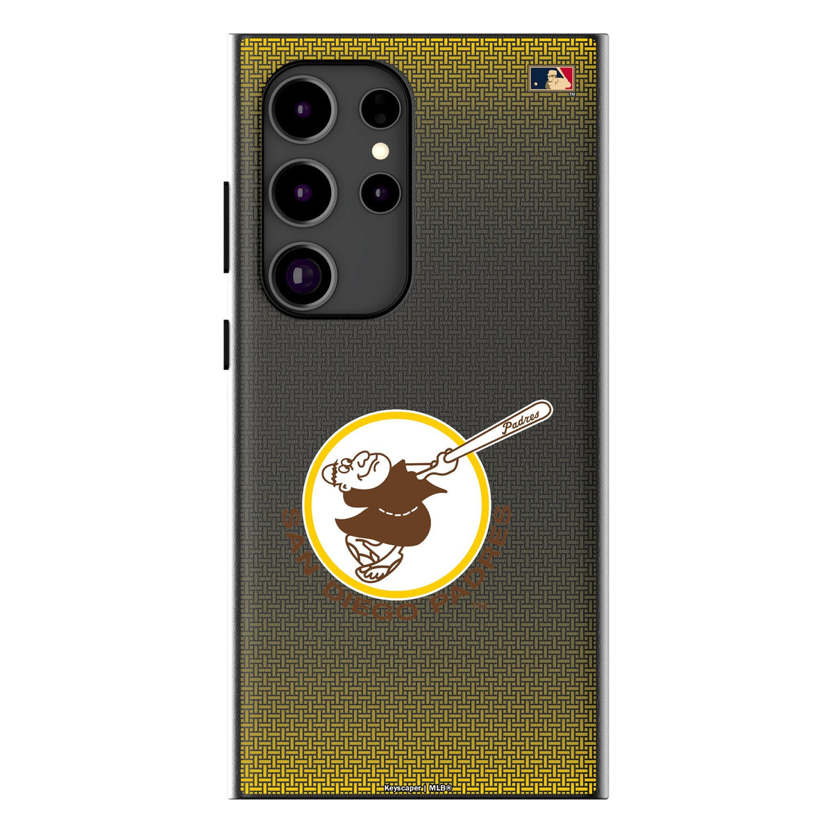 San Diego Padres 1969-1984 - Cooperstown Collection Linen MagSafe Compatible Phone Case for Samsung Galaxy