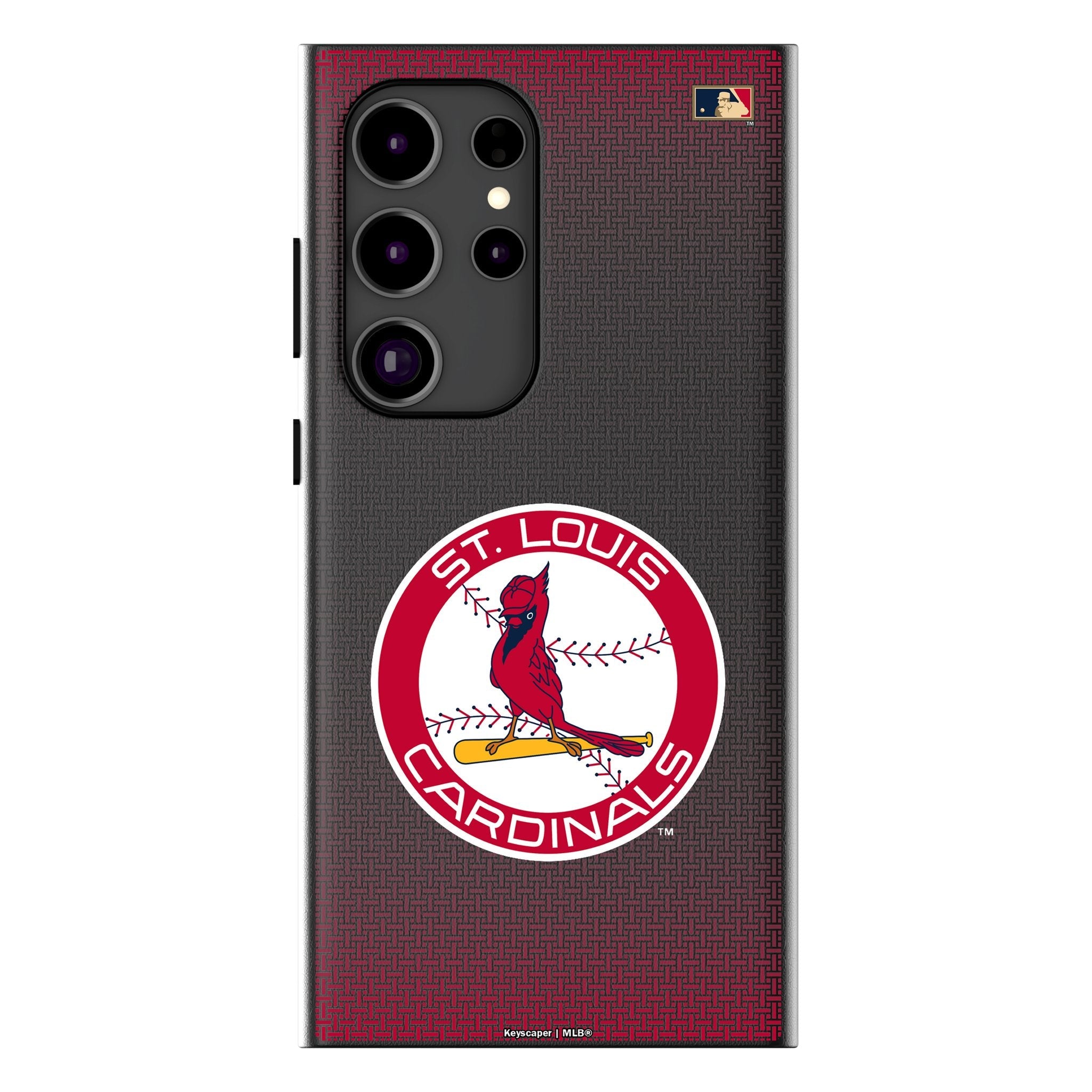 St Louis Cardinals 1966-1997 - Cooperstown Collection Linen MagSafe Compatible Phone Case for Samsung Galaxy