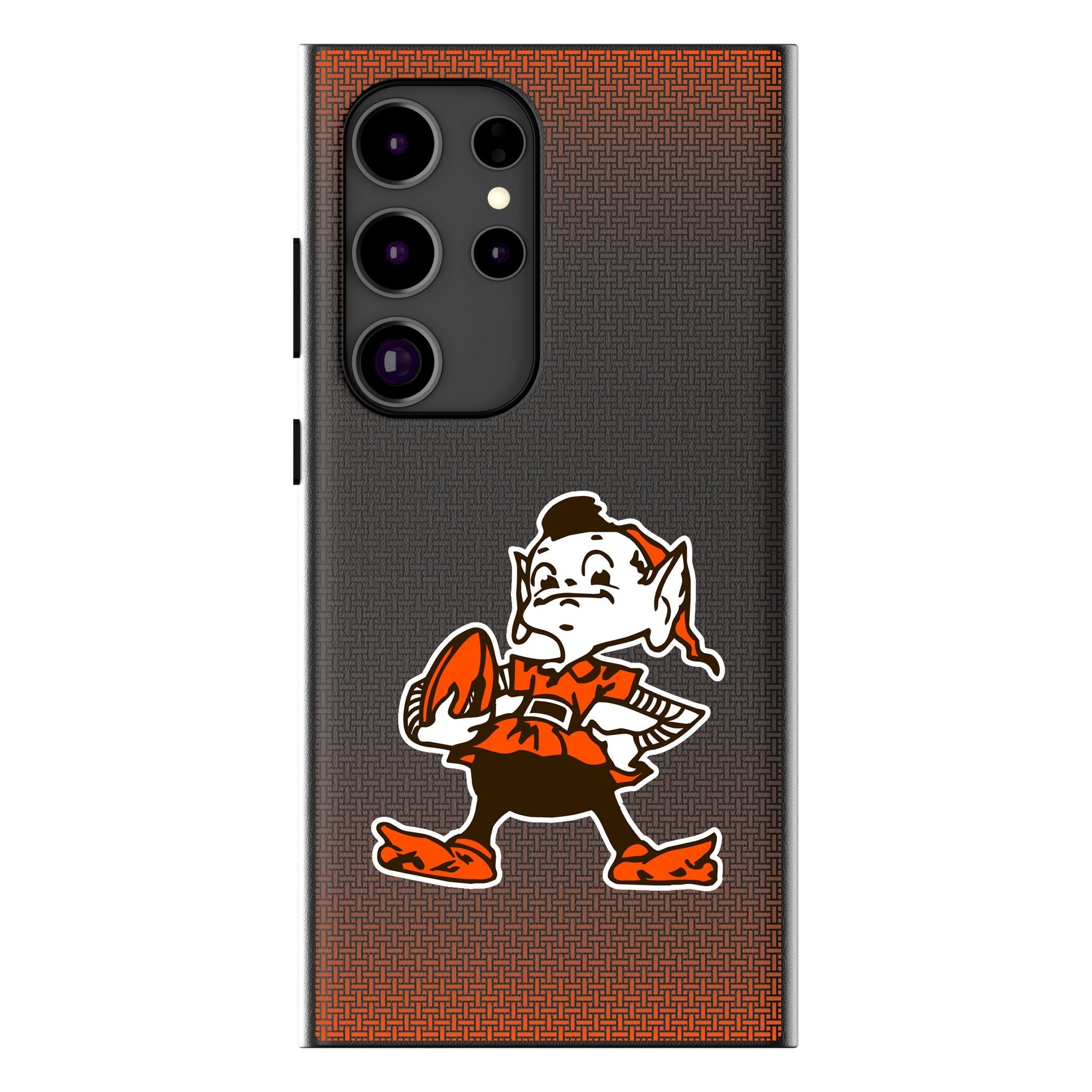 Cleveland Browns Historic Collection Linen MagSafe Compatible Phone Case for Samsung Galaxy 1