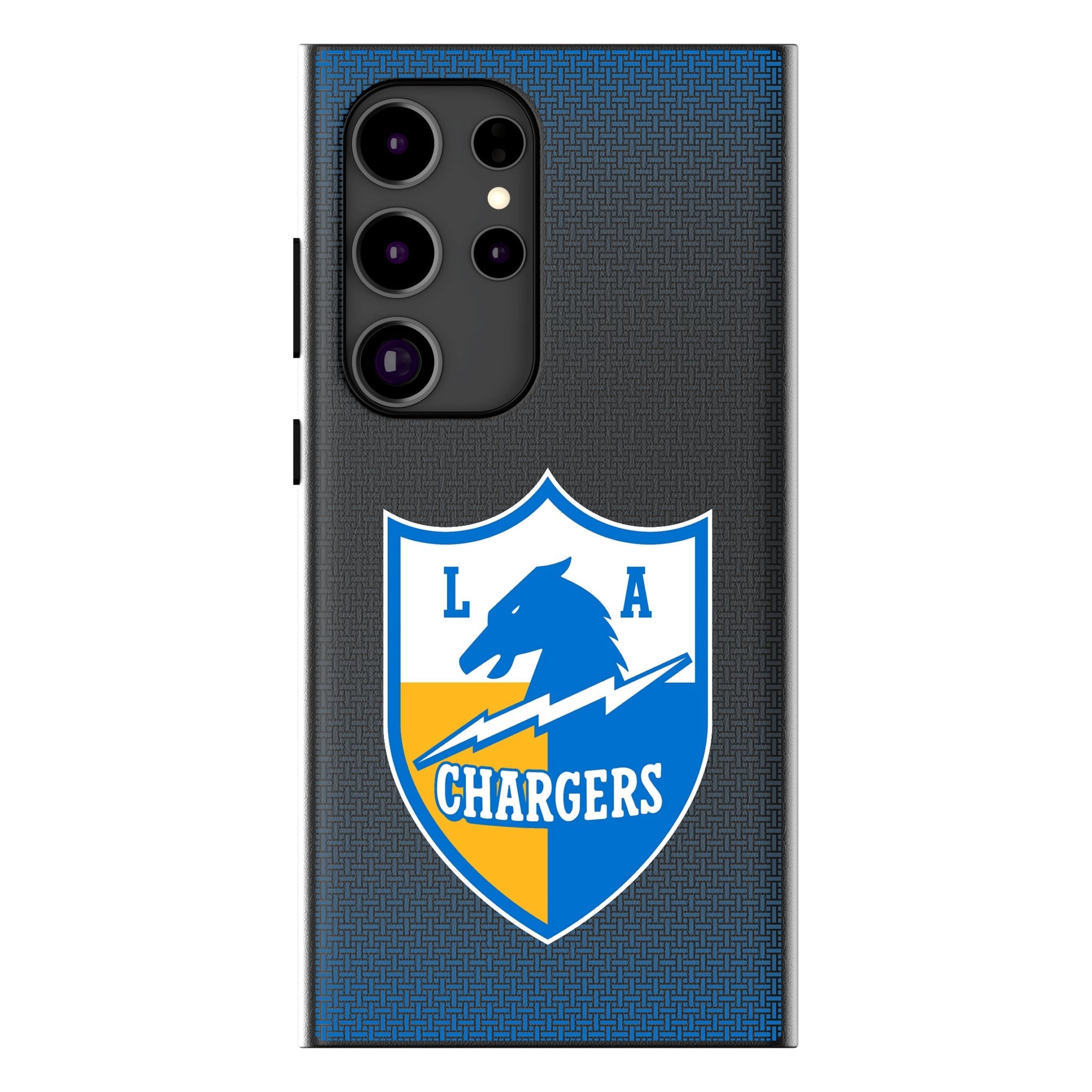 Los Angeles Chargers Historic Collection Linen MagSafe Compatible Phone Case for Samsung Galaxy 1
