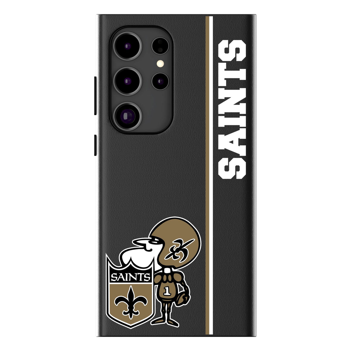 New Orleans Saints Historic Collection Sidebar MagSafe Compatible Phone Case for Samsung Galaxy 1