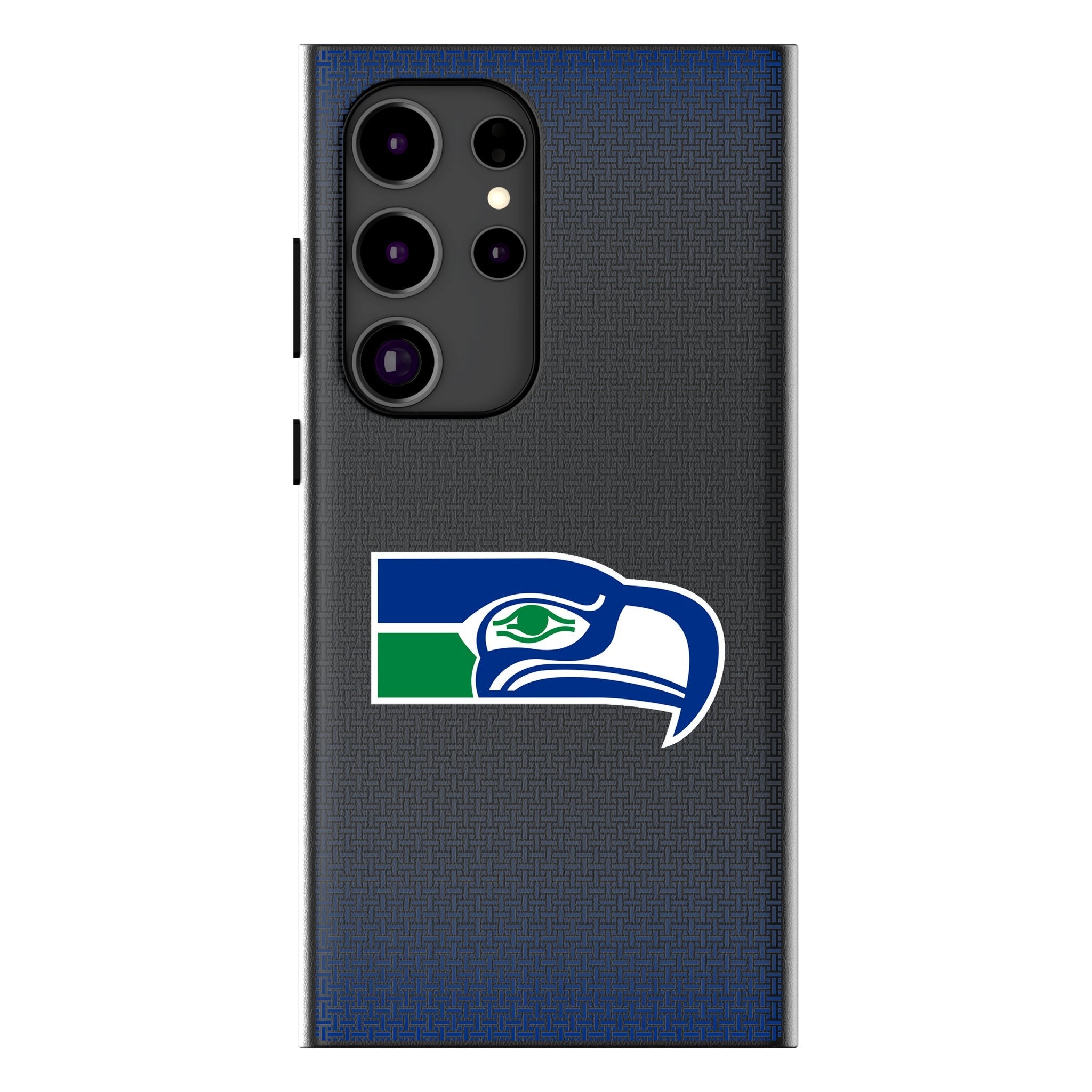 Seattle Seahawks Historic Collection Linen MagSafe Compatible Phone Case for Samsung Galaxy 1