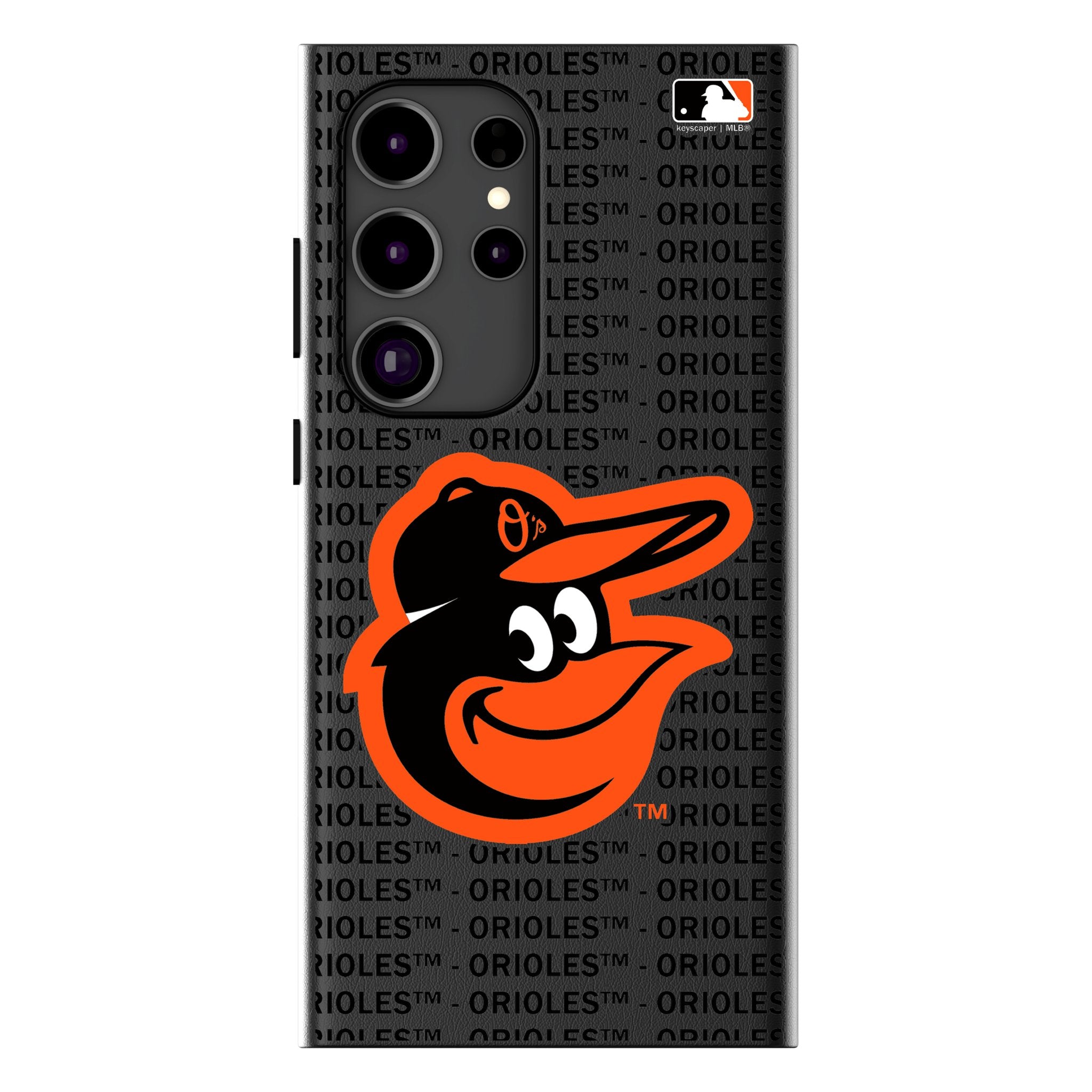 Baltimore Orioles Text Backdrop MagSafe Compatible Phone Case for Samsung Galaxy