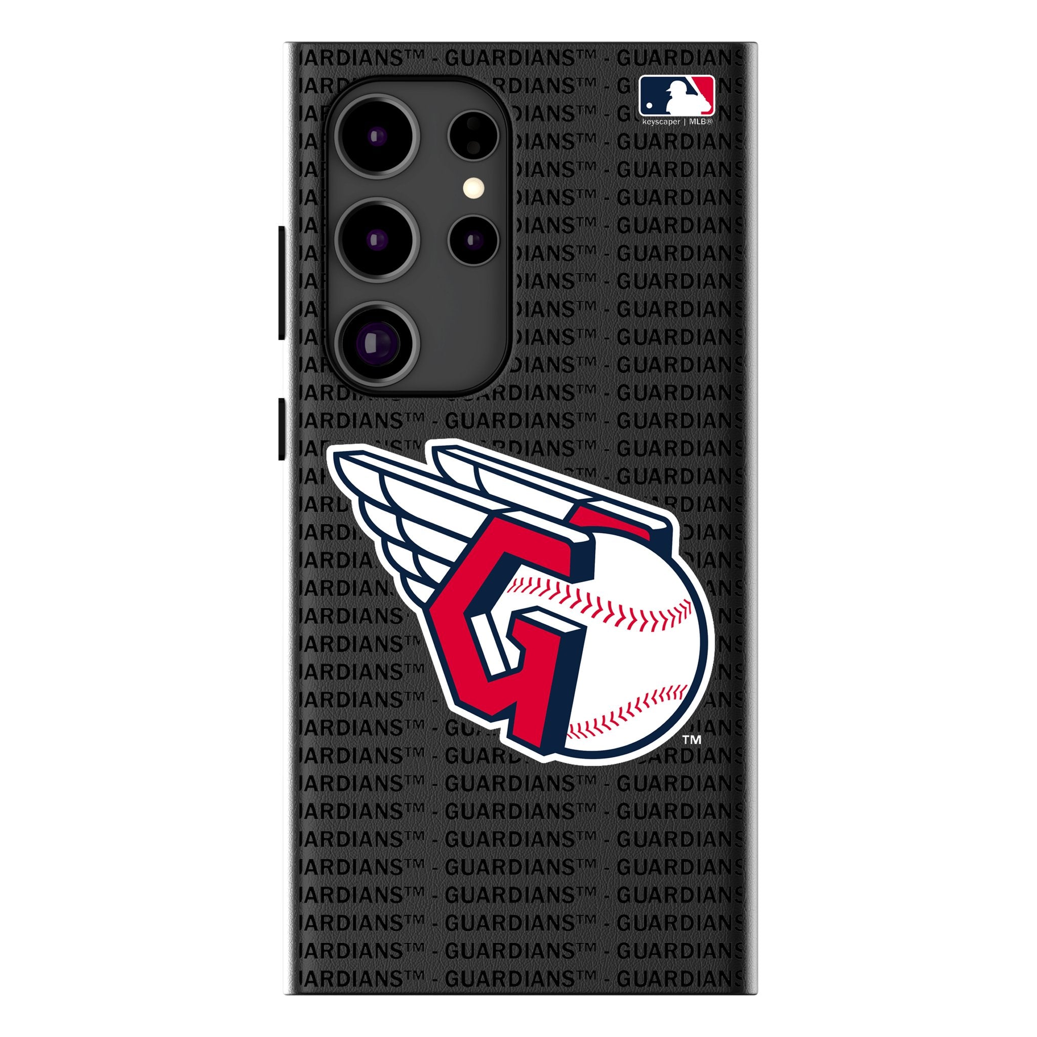 Cleveland Guardians Text Backdrop MagSafe Compatible Phone Case for Samsung Galaxy 1