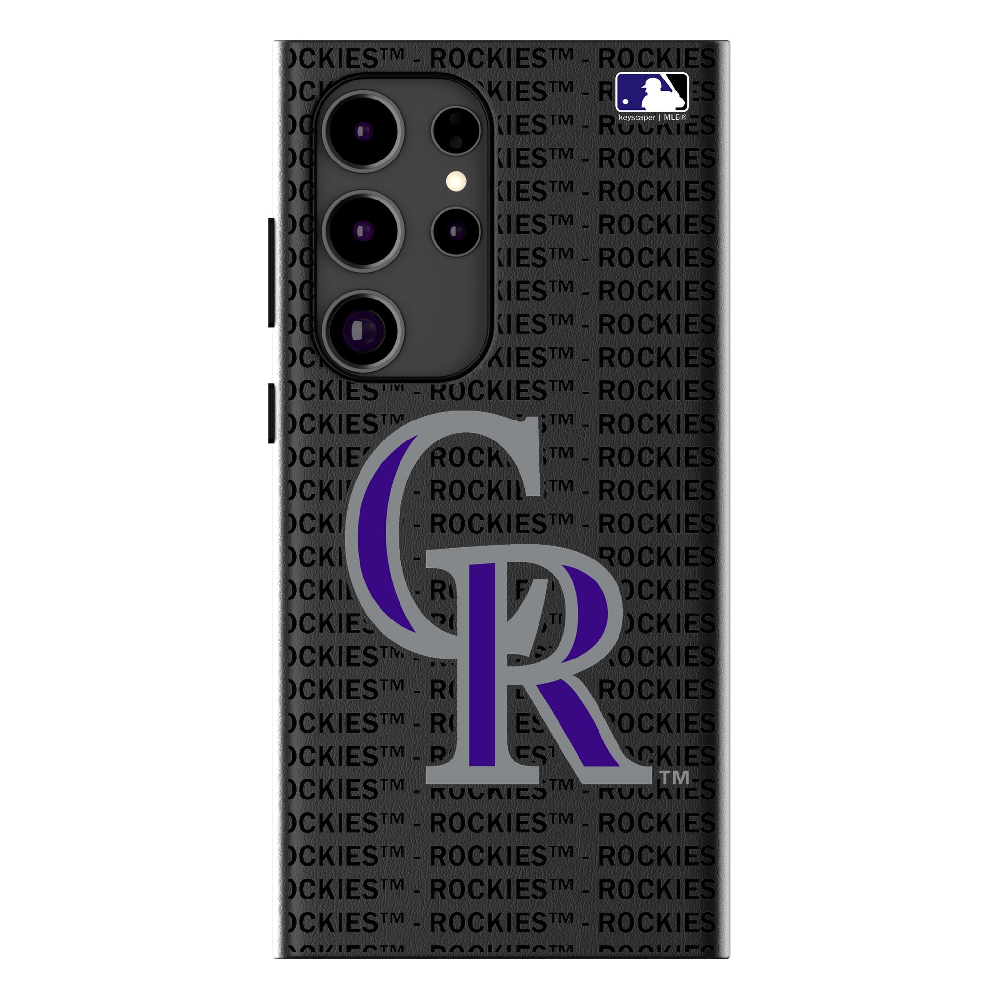 Colorado Rockies Text Backdrop MagSafe Compatible Phone Case for Samsung Galaxy