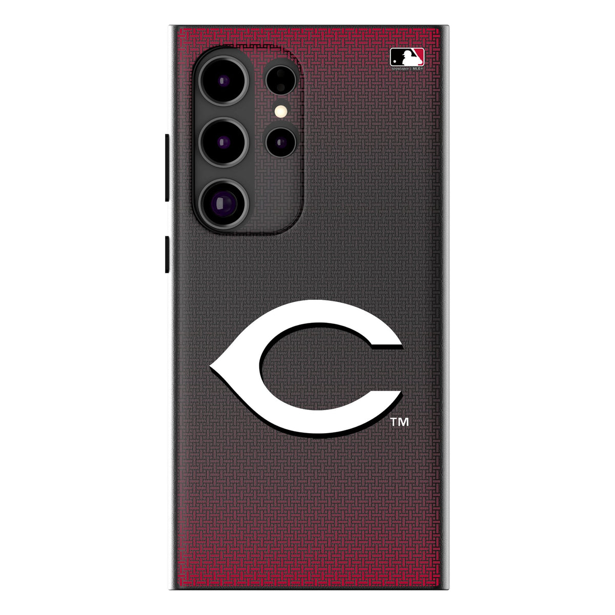 Cincinnati Reds Linen MagSafe Compatible Phone Case for Samsung Galaxy 1