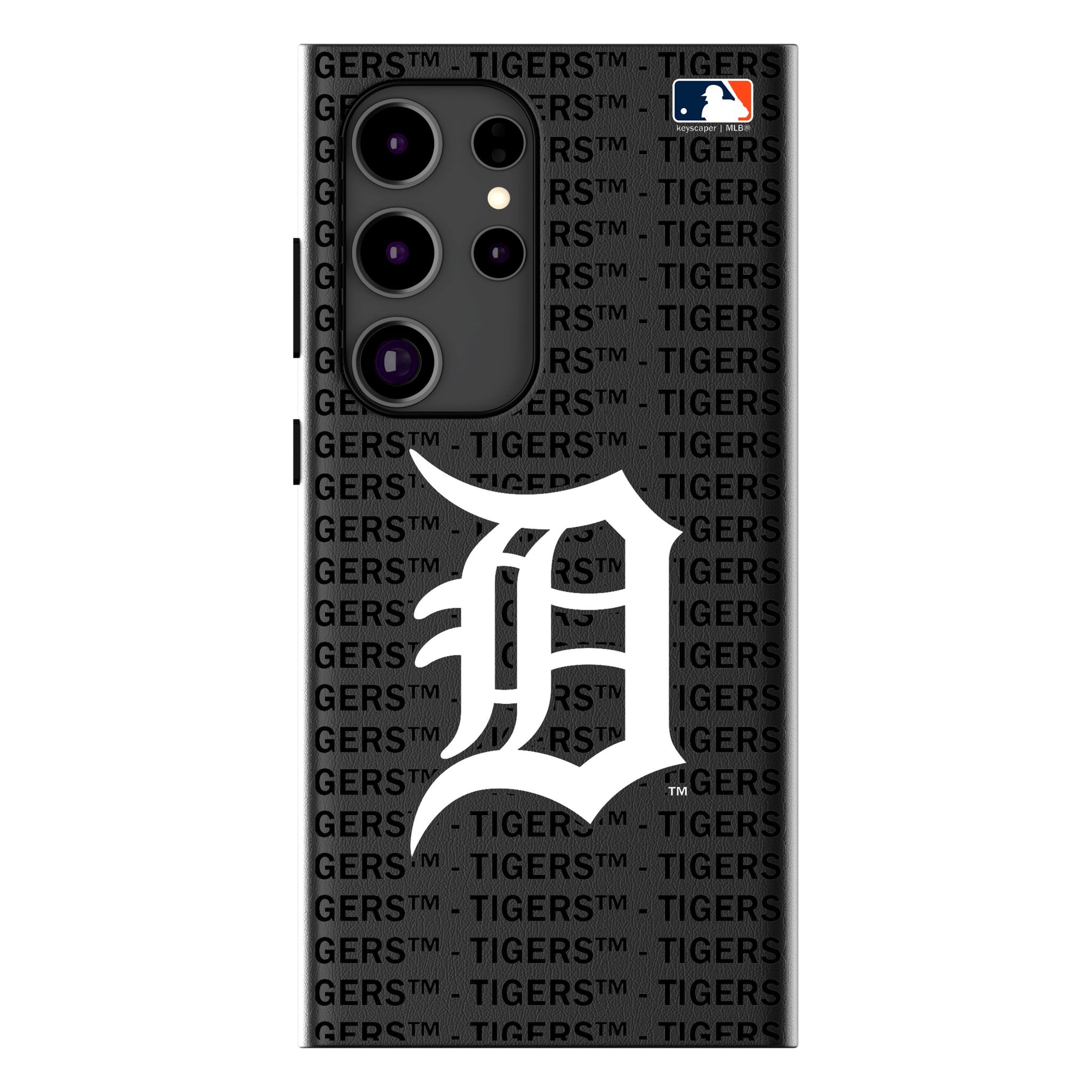 Detroit Tigers Text Backdrop MagSafe Compatible Phone Case for Samsung Galaxy 1