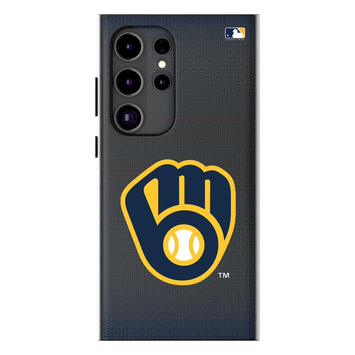 Milwaukee Brewers Linen MagSafe Compatible Phone Case for Samsung Galaxy