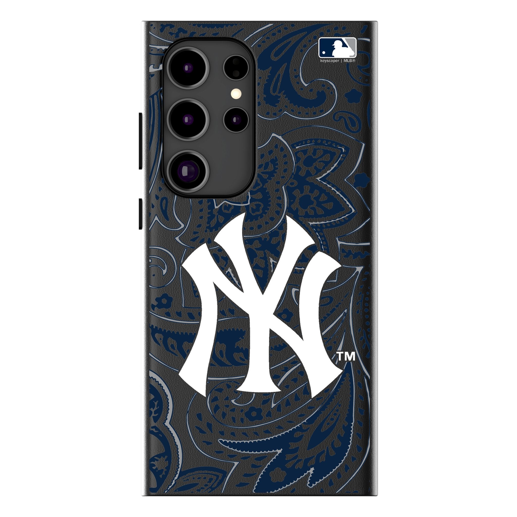 New York Yankees Paisley MagSafe Compatible Phone Case for Samsung Galaxy 1