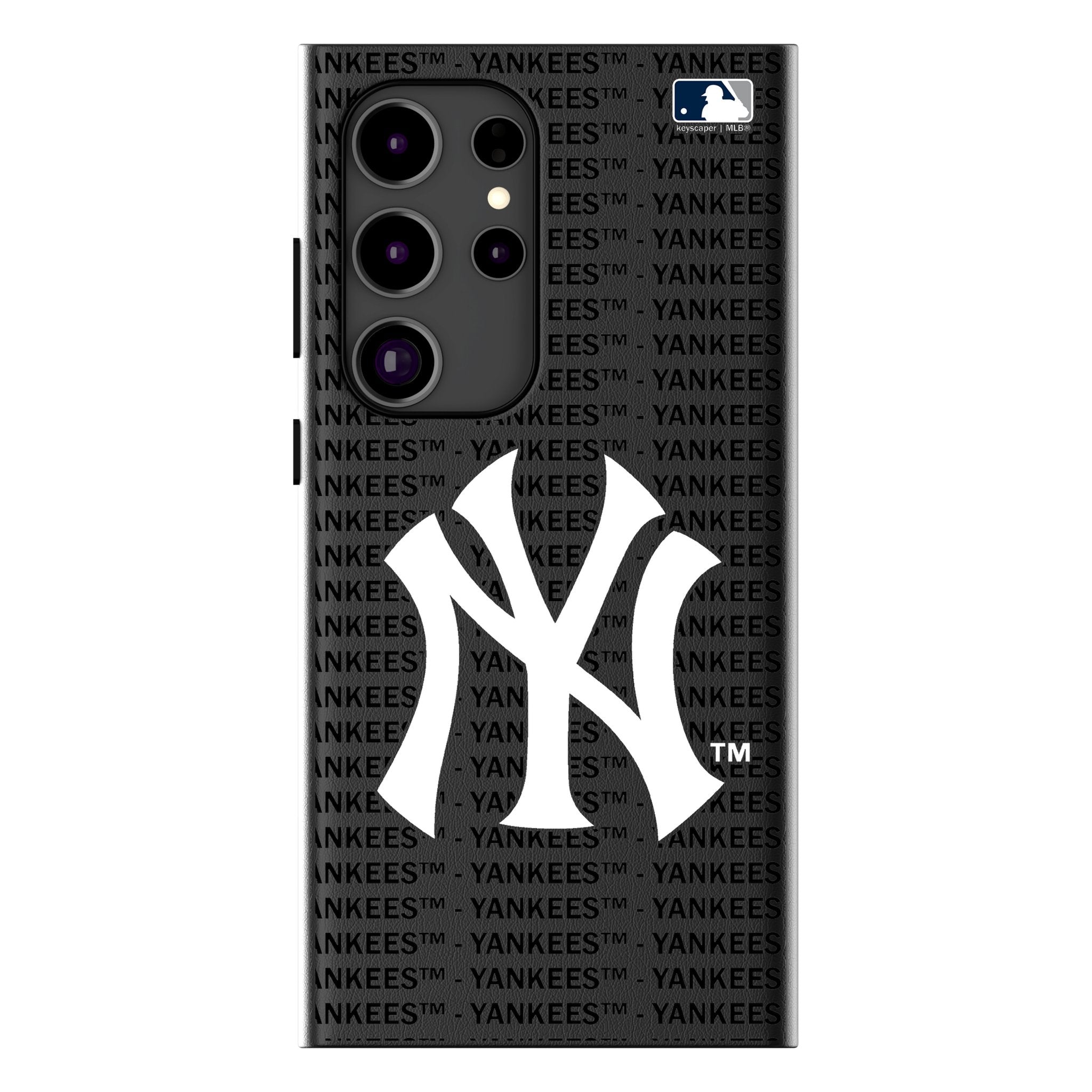 New York Yankees Text Backdrop MagSafe Compatible Phone Case for Samsung Galaxy