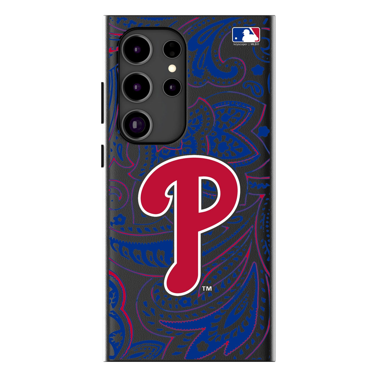 Philadelphia Phillies Paisley MagSafe Compatible Phone Case for Samsung Galaxy