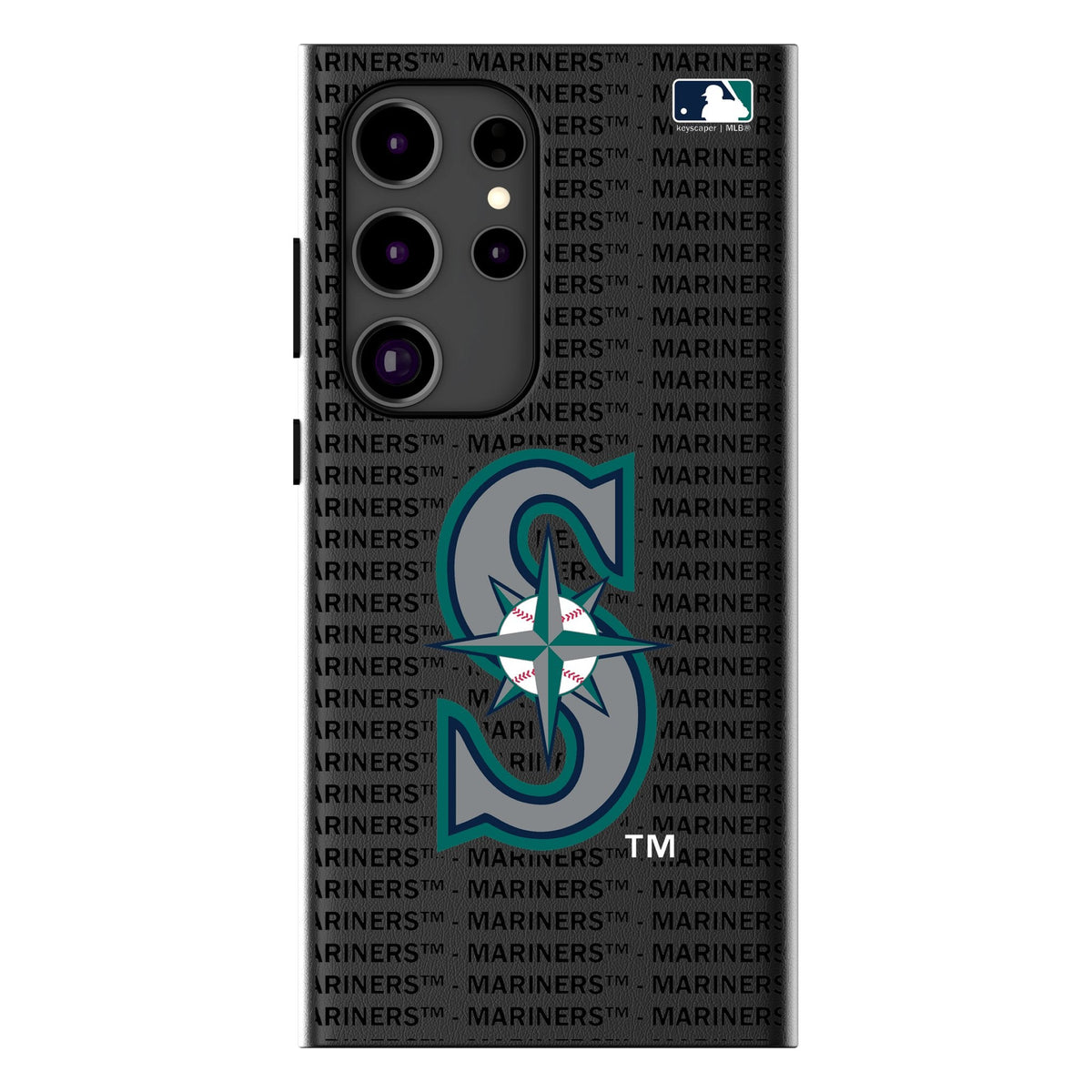 Seattle Mariners Text Backdrop MagSafe Compatible Phone Case for Samsung Galaxy 1