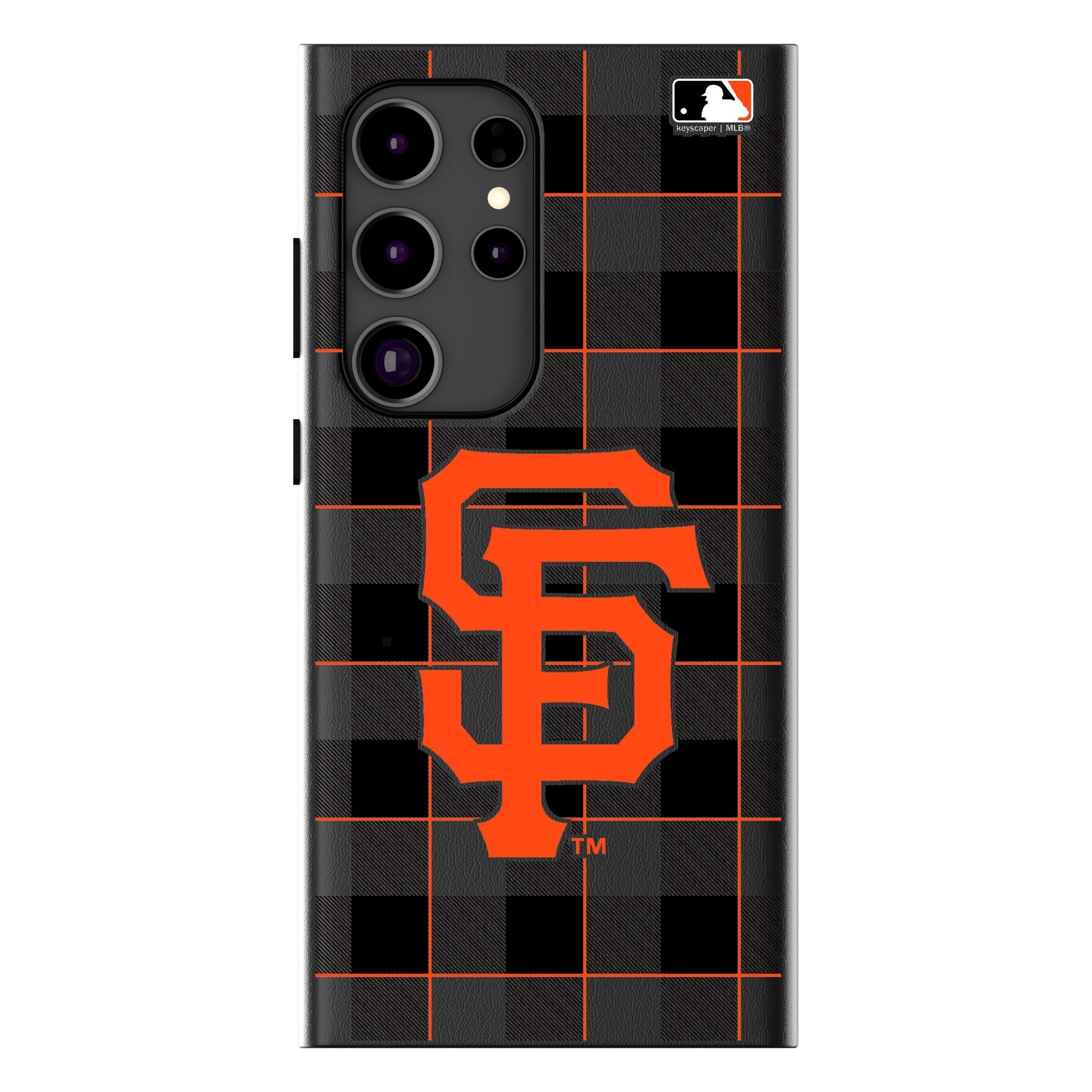 San Francisco Giants Plaid MagSafe Compatible Phone Case for Samsung Galaxy