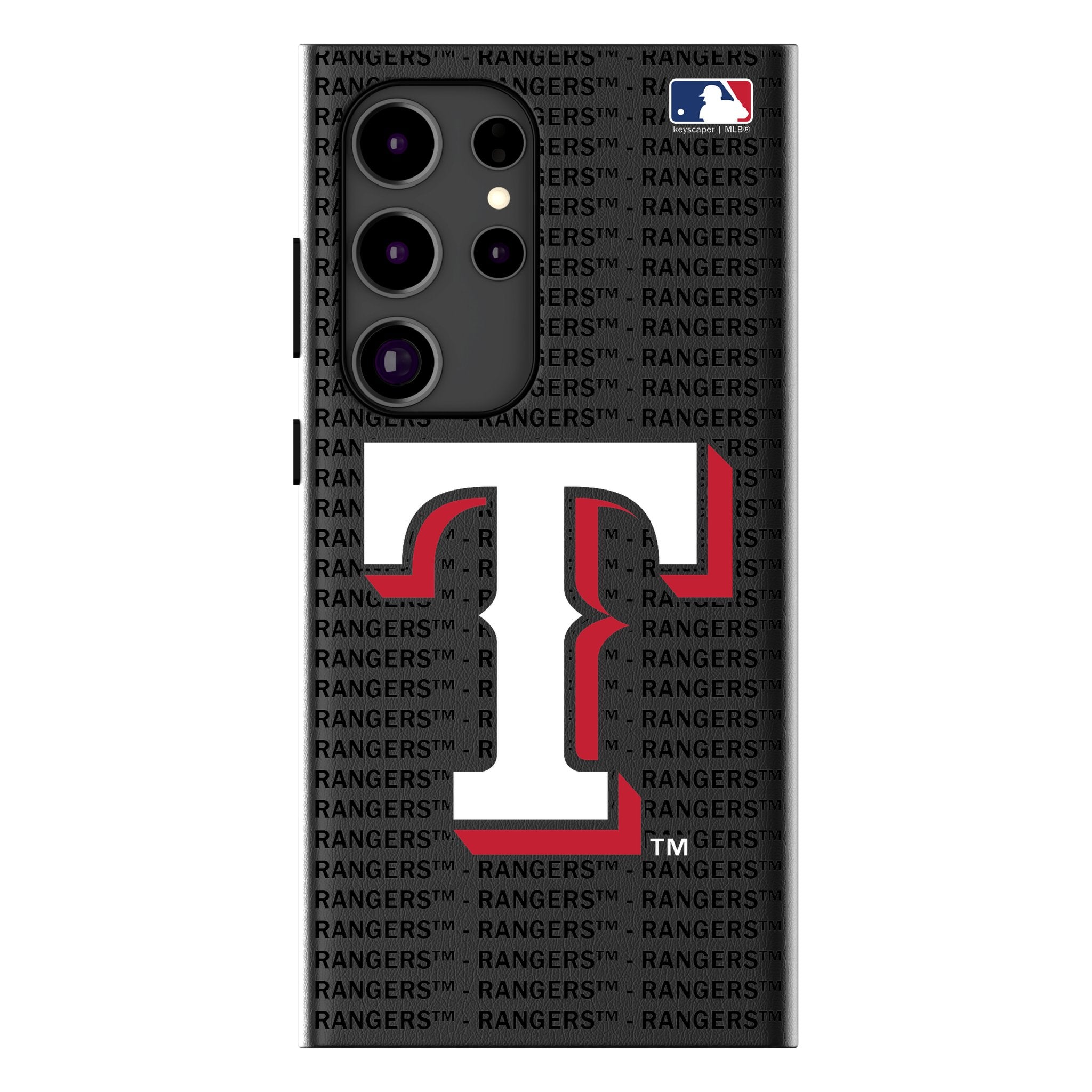 Texas Rangers Text Backdrop MagSafe Compatible Phone Case for Samsung Galaxy