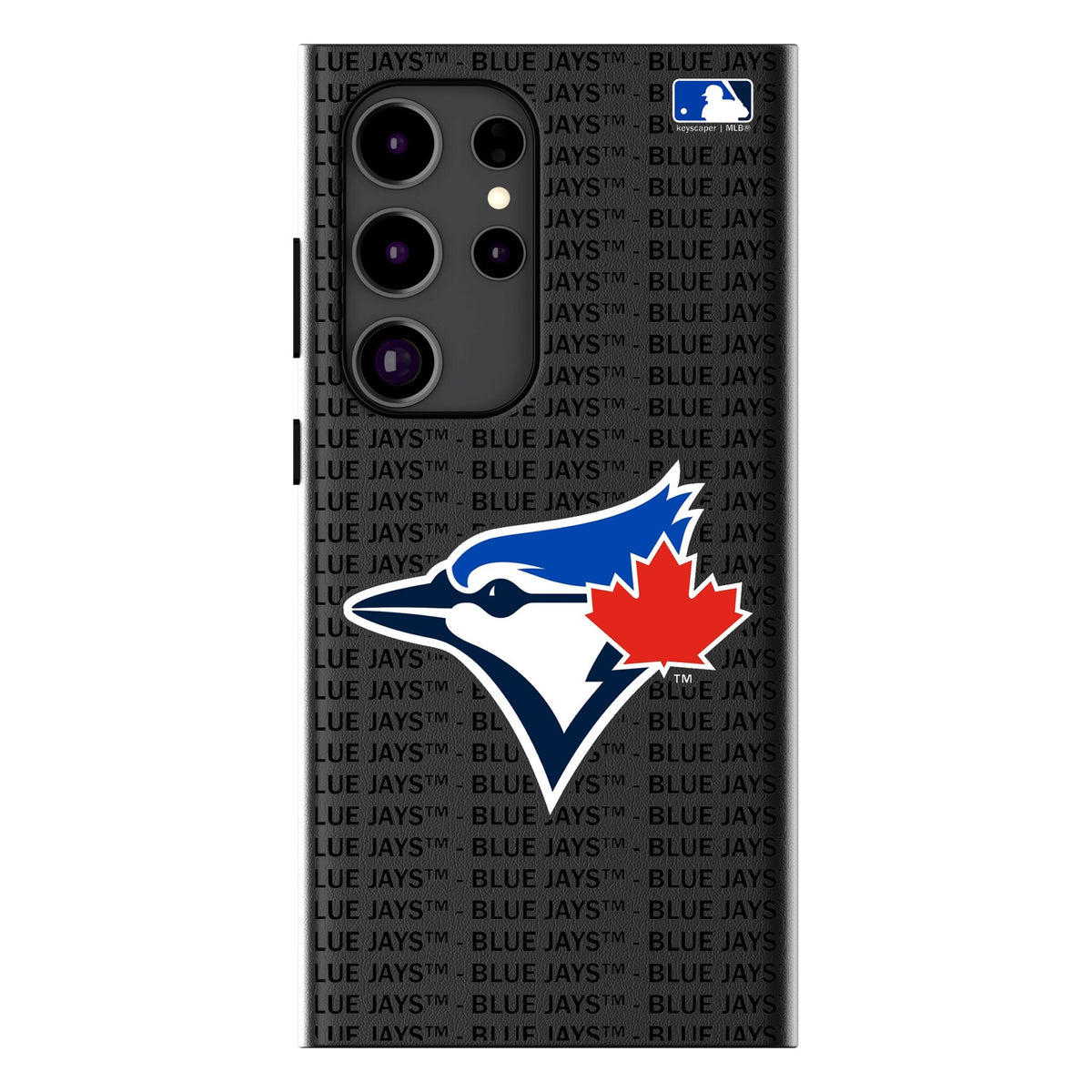 Toronto Blue Jays Text Backdrop MagSafe Compatible Phone Case for Samsung Galaxy 1