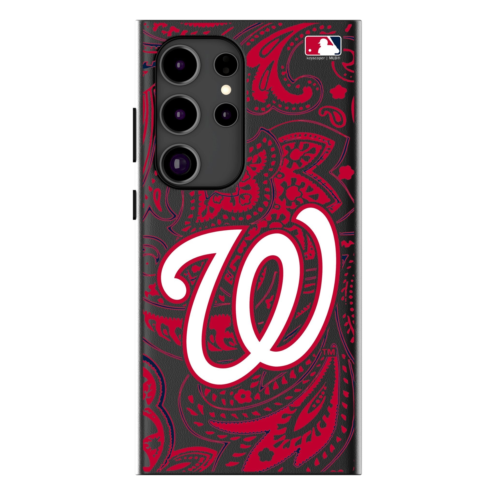Washington Nationals Paisley MagSafe Compatible Phone Case for Samsung Galaxy 1