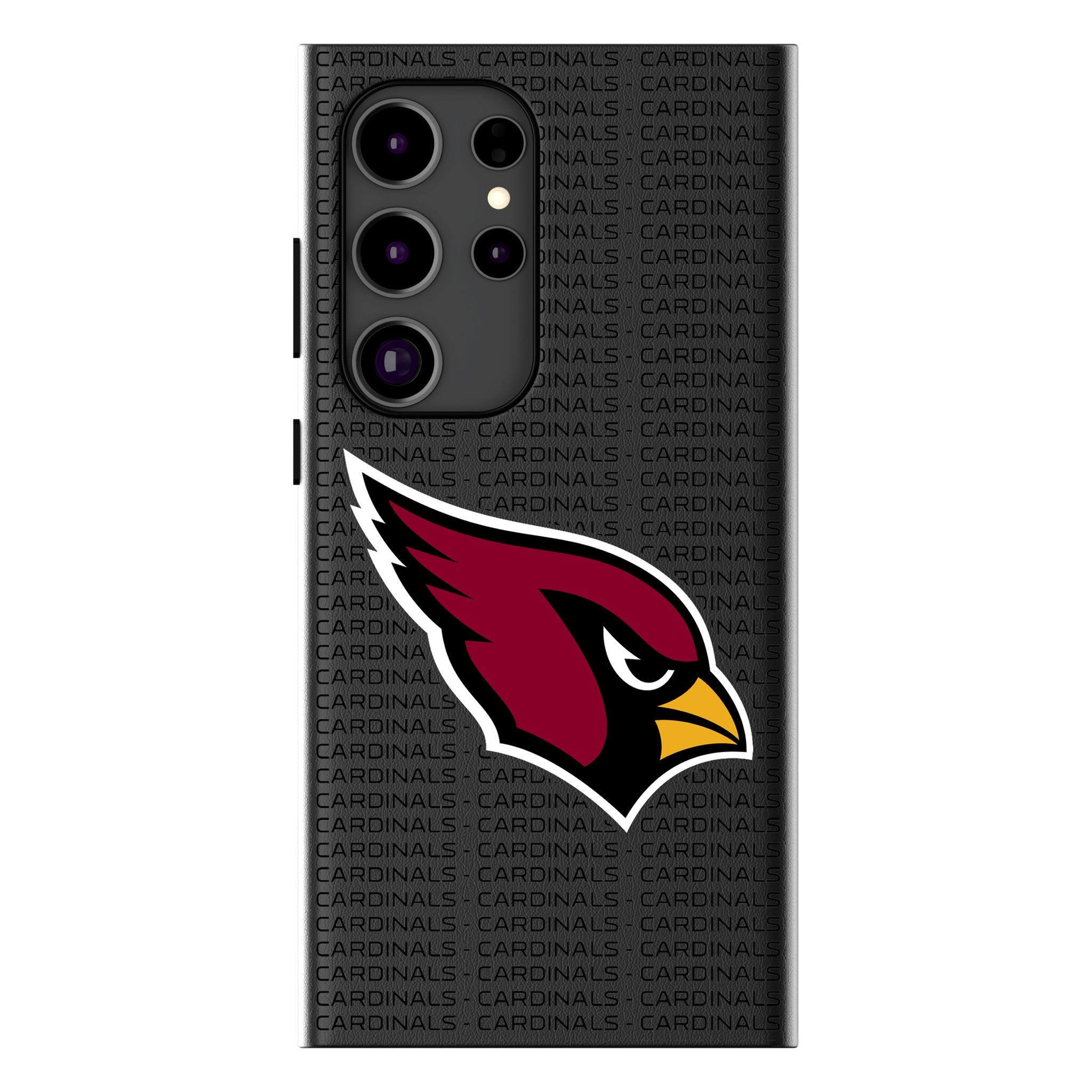 Arizona Cardinals Text Backdrop MagSafe Compatible Phone Case for Samsung Galaxy