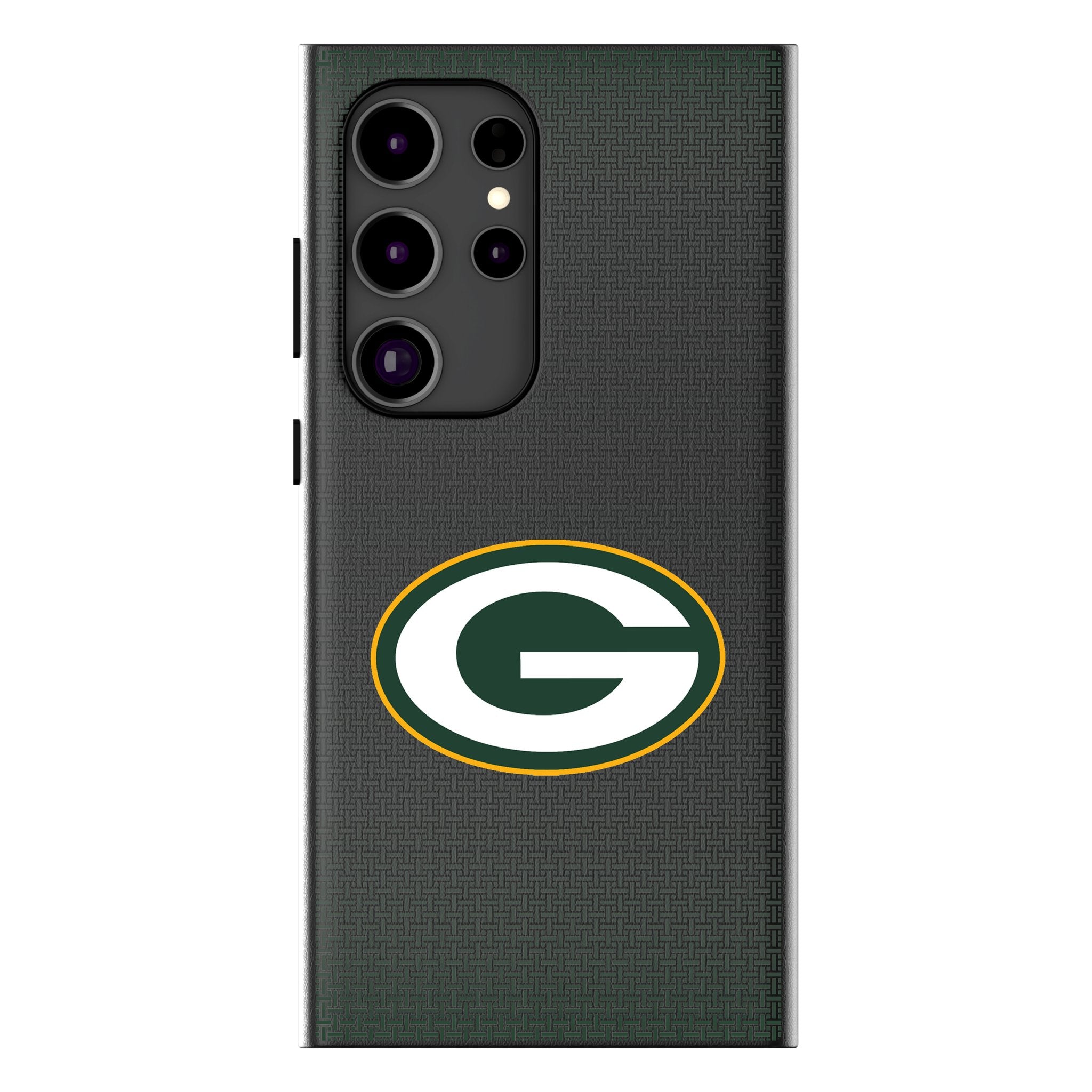 Green Bay Packers Linen MagSafe Compatible Phone Case for Samsung Galaxy 1