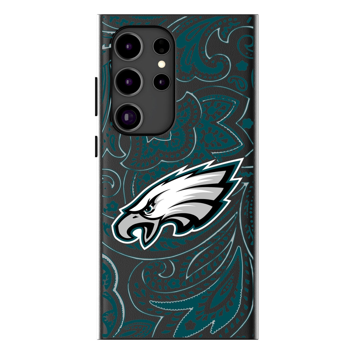 Philadelphia Eagles Paisley MagSafe Compatible Phone Case for Samsung Galaxy 1