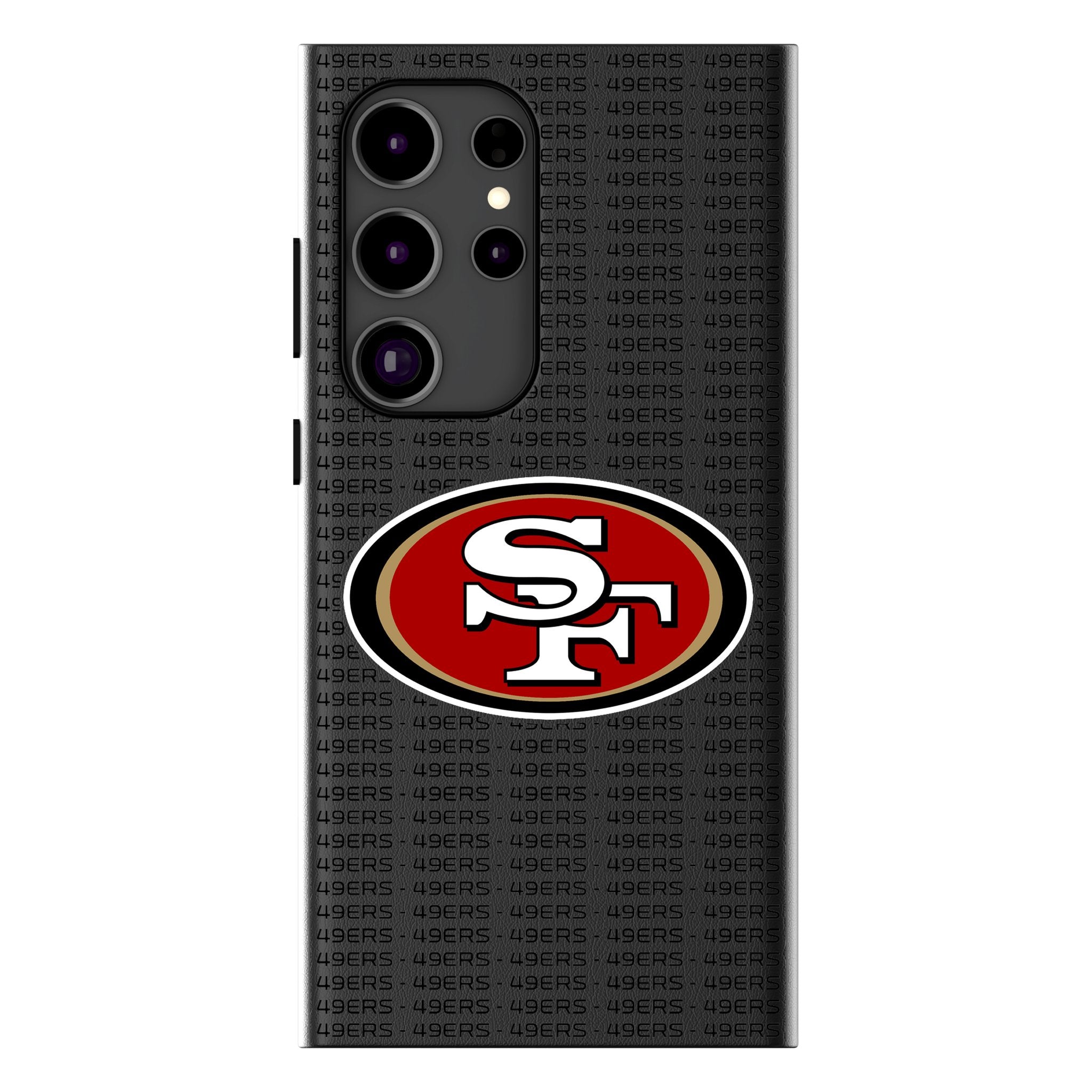 San Francisco 49ers Text Backdrop MagSafe Compatible Phone Case for Samsung Galaxy