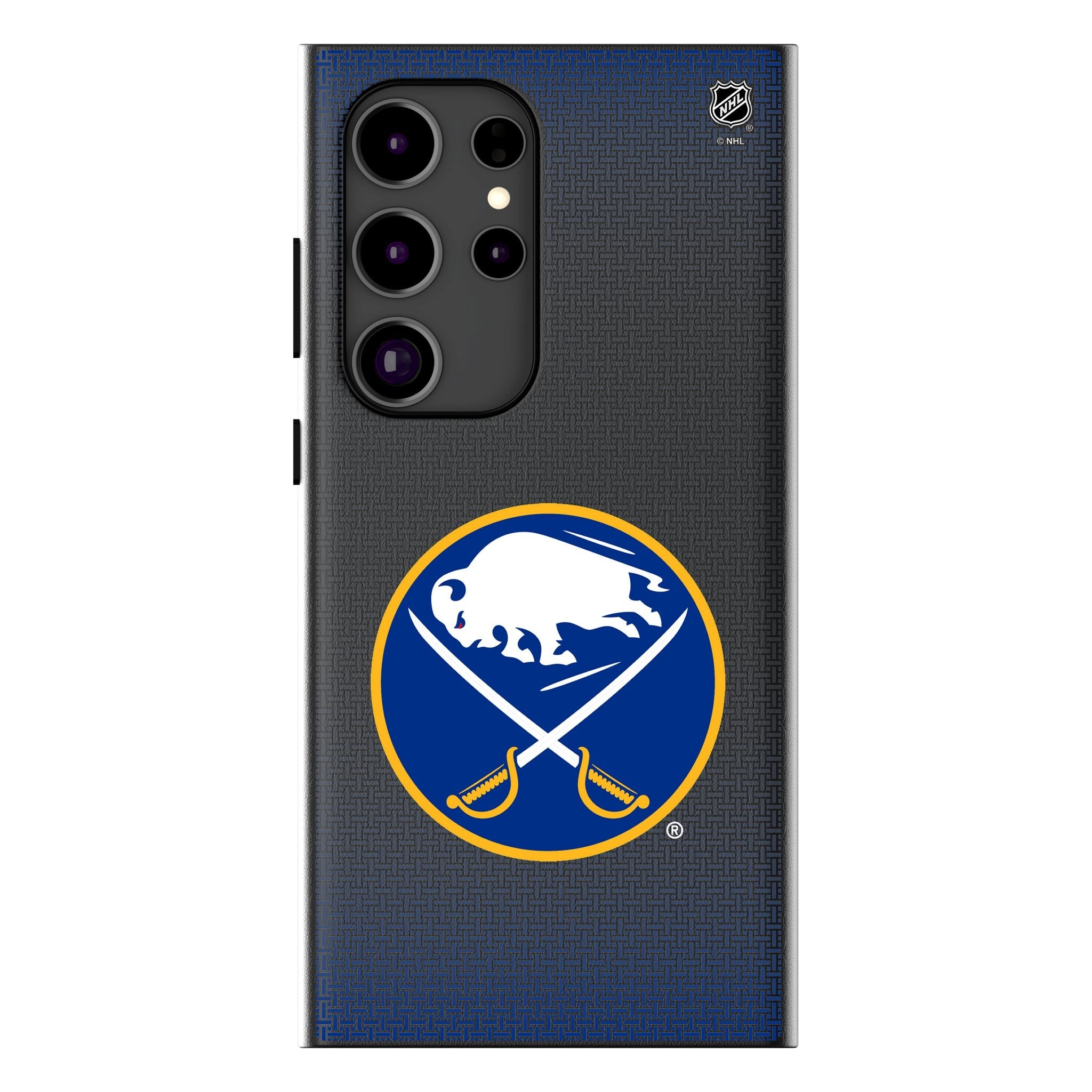 Buffalo Sabres Linen MagSafe Compatible Phone Case for Samsung Galaxy