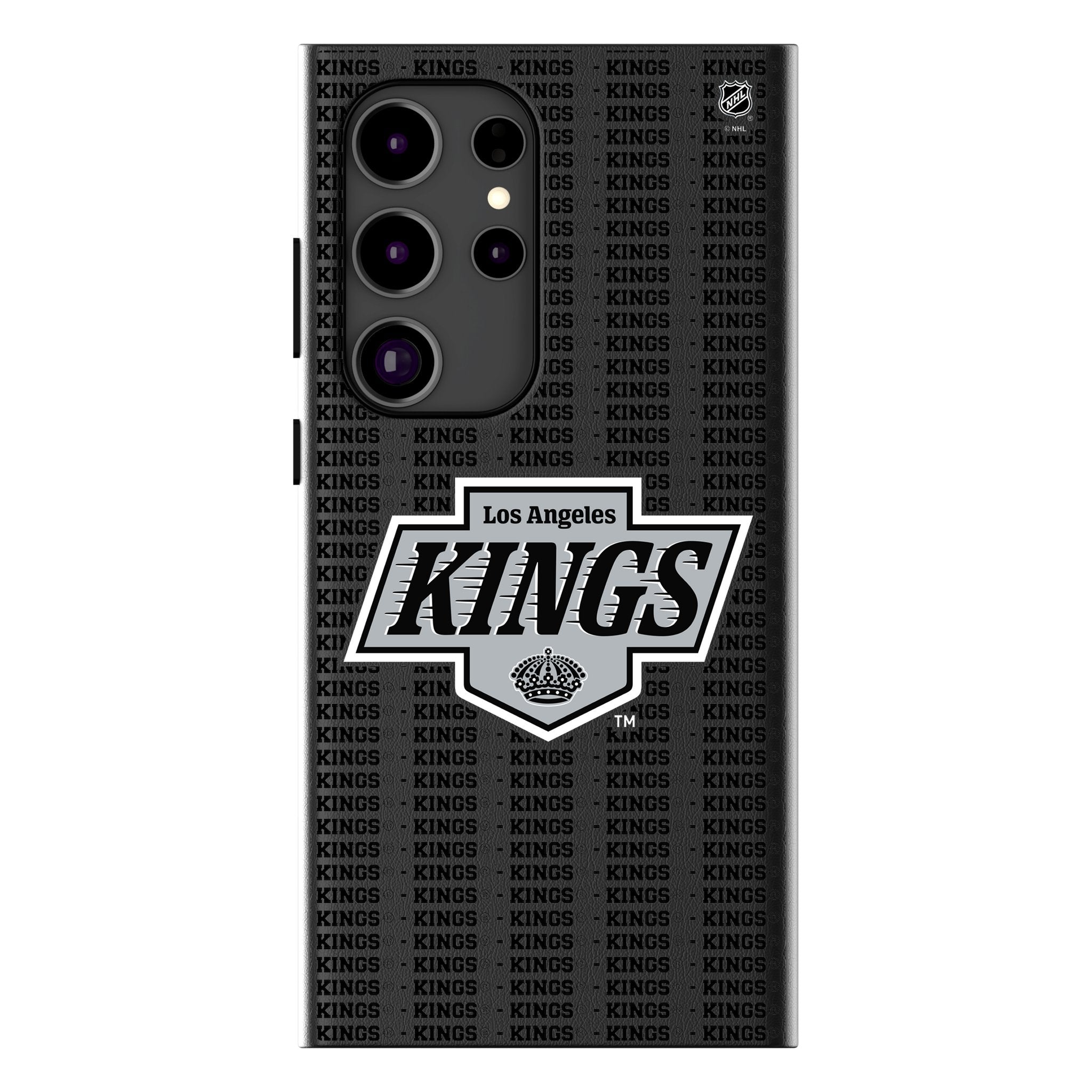 LA Kings Text Backdrop MagSafe Compatible Phone Case for Samsung Galaxy