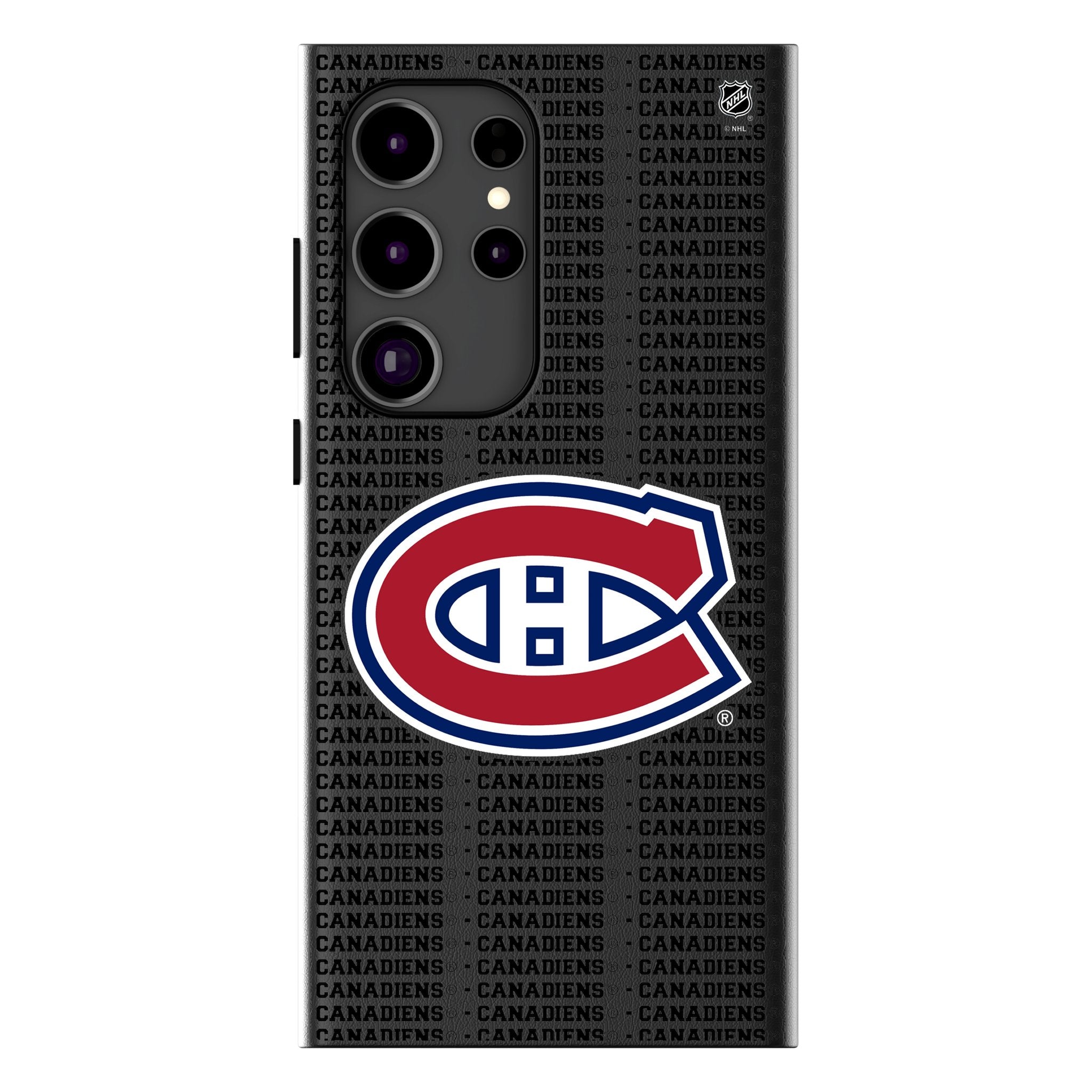 Montreal Canadiens Text Backdrop MagSafe Compatible Phone Case for Samsung Galaxy