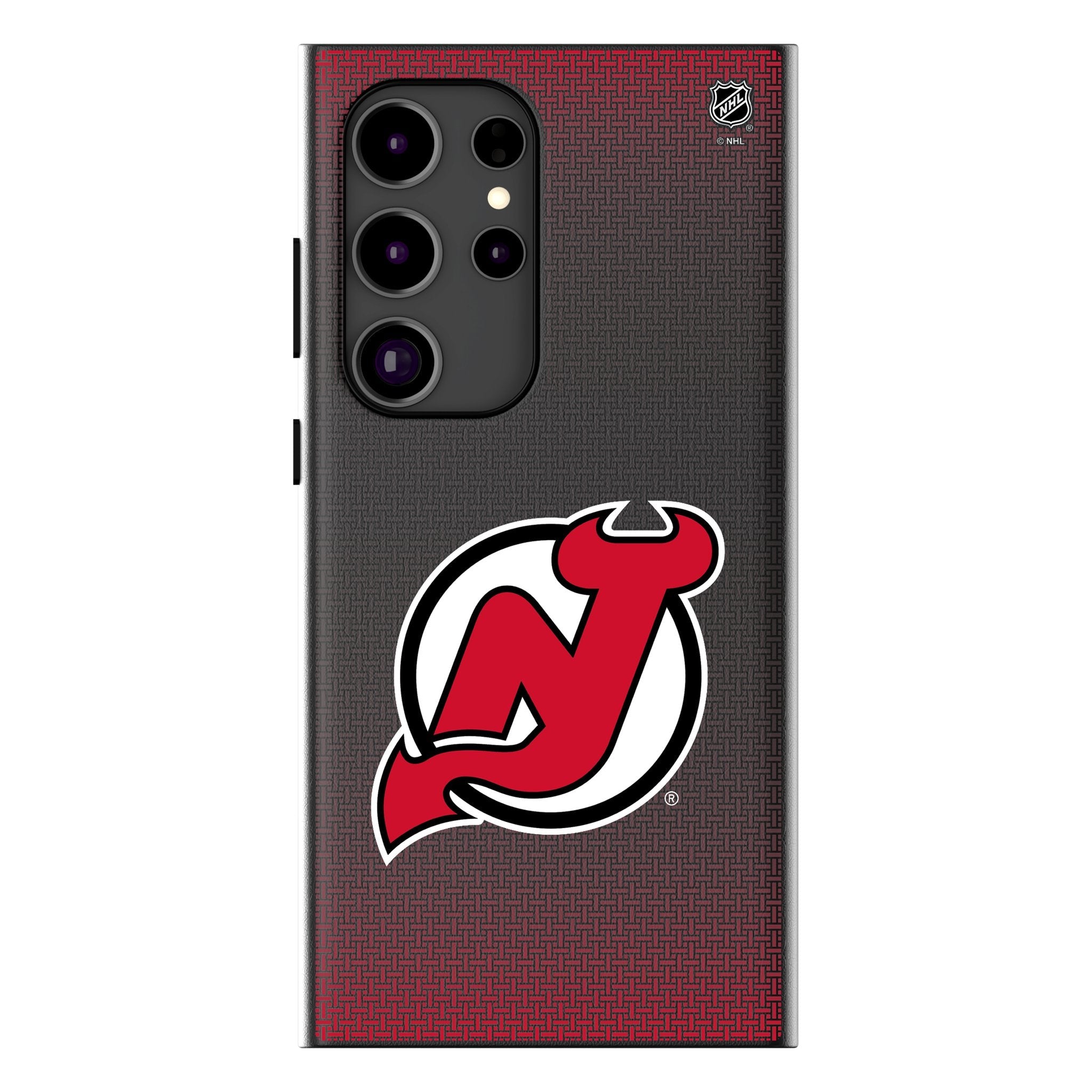 New Jersey Devils Linen MagSafe Compatible Phone Case for Samsung Galaxy