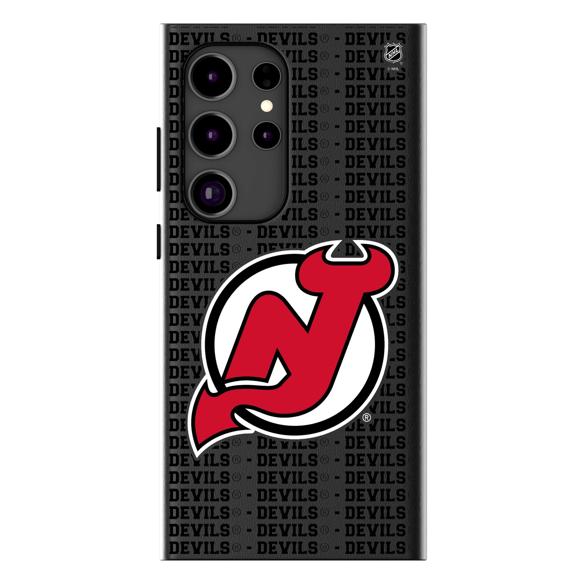 New Jersey Devils Text Backdrop MagSafe Compatible Phone Case for Samsung Galaxy