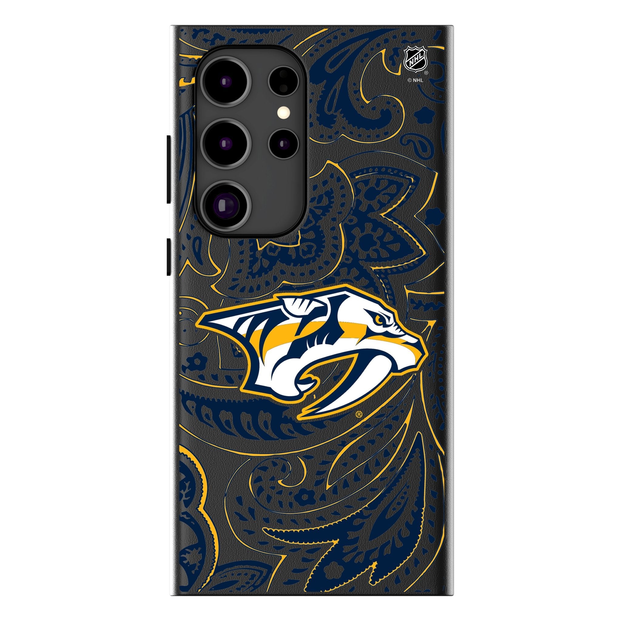 Nashville Predators Paisley MagSafe Compatible Phone Case for Samsung Galaxy