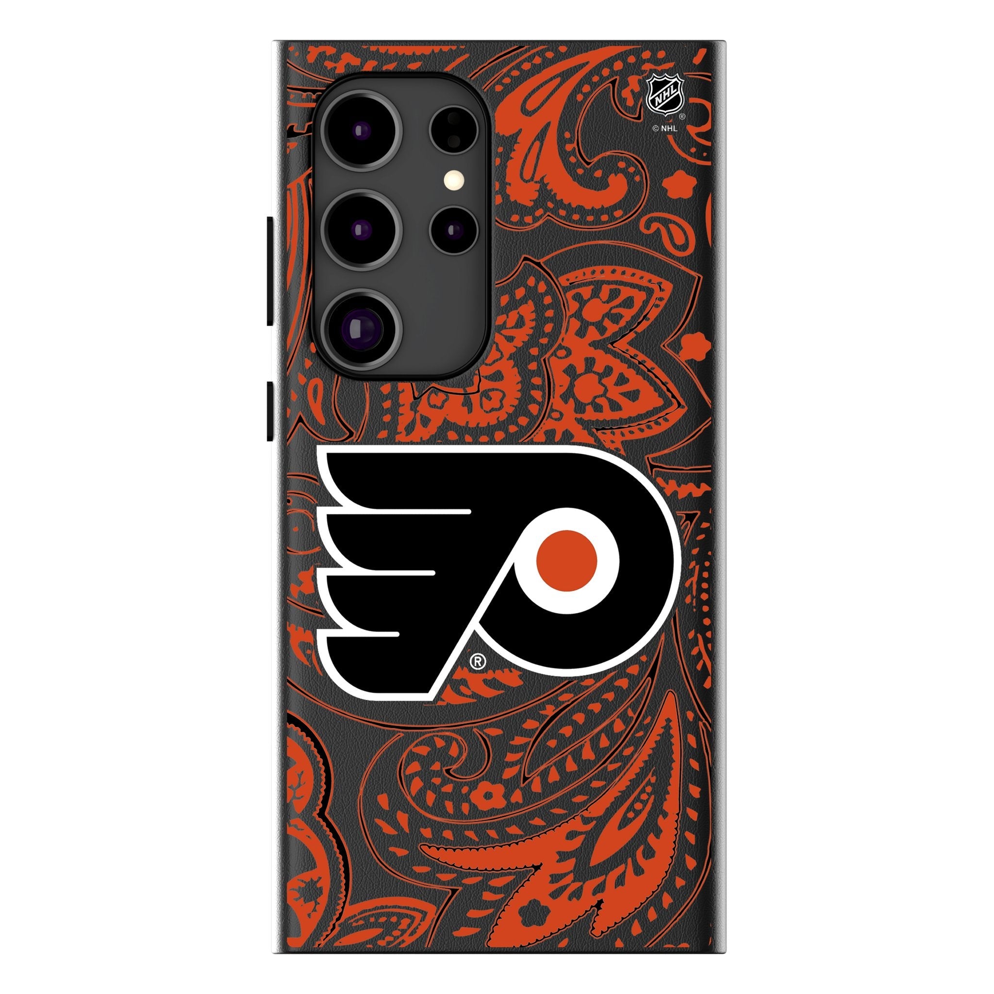 Philadelphia Flyers Paisley MagSafe Compatible Phone Case for Samsung Galaxy