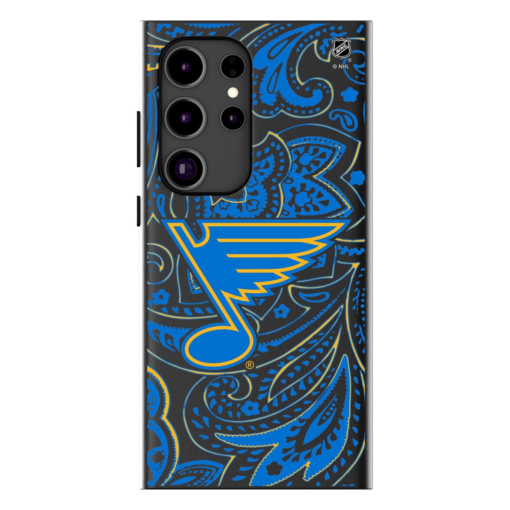 St. Louis Blues Paisley MagSafe Compatible Phone Case for Samsung Galaxy