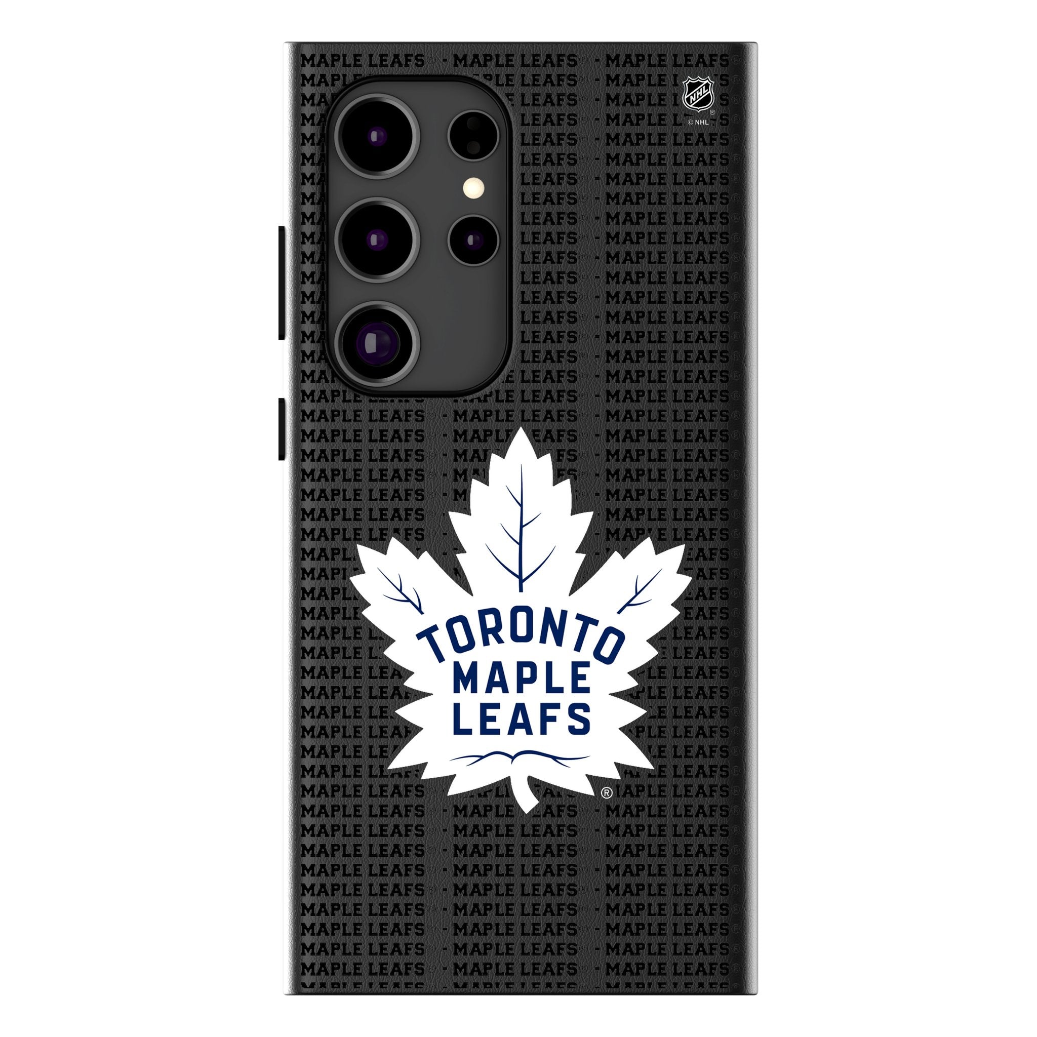 Toronto Maple Leafs Text Backdrop MagSafe Compatible Phone Case for Samsung Galaxy