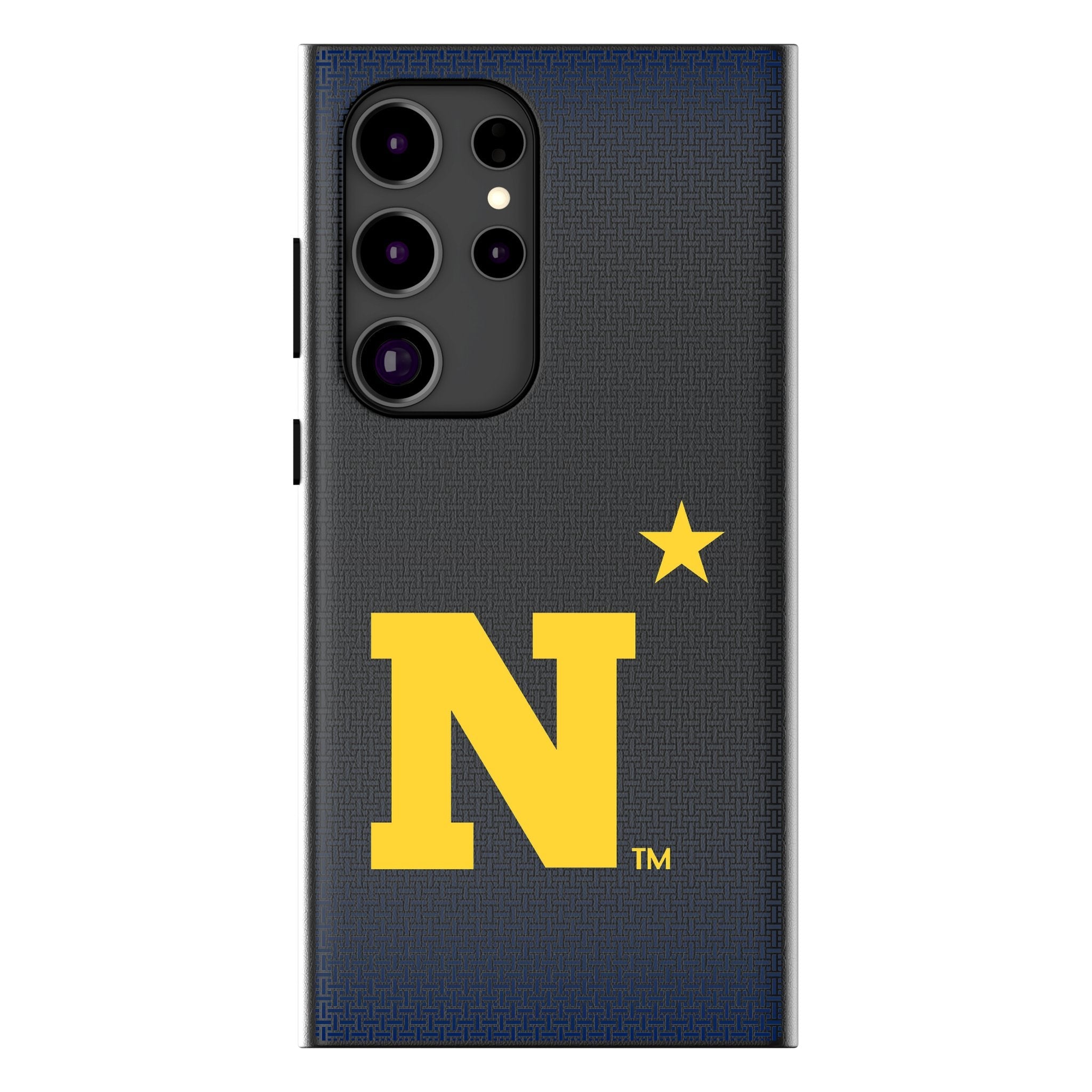 United State Naval Academy Midshipmen Linen MagSafe Compatible Phone Case for Samsung Galaxy 1