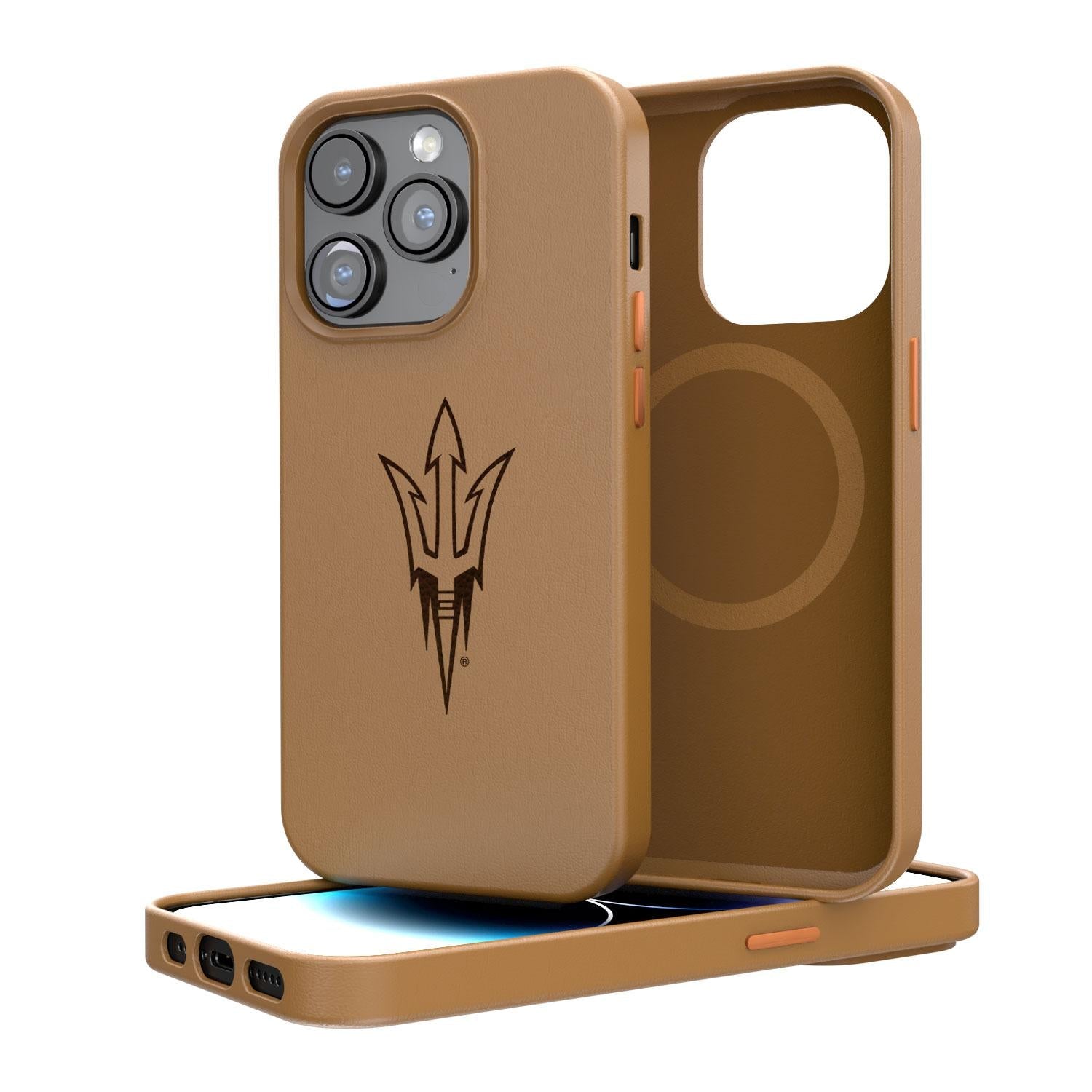 Arizona State University Sun Devils Burn MagSafe Compatible Phone Case for Apple iPhone