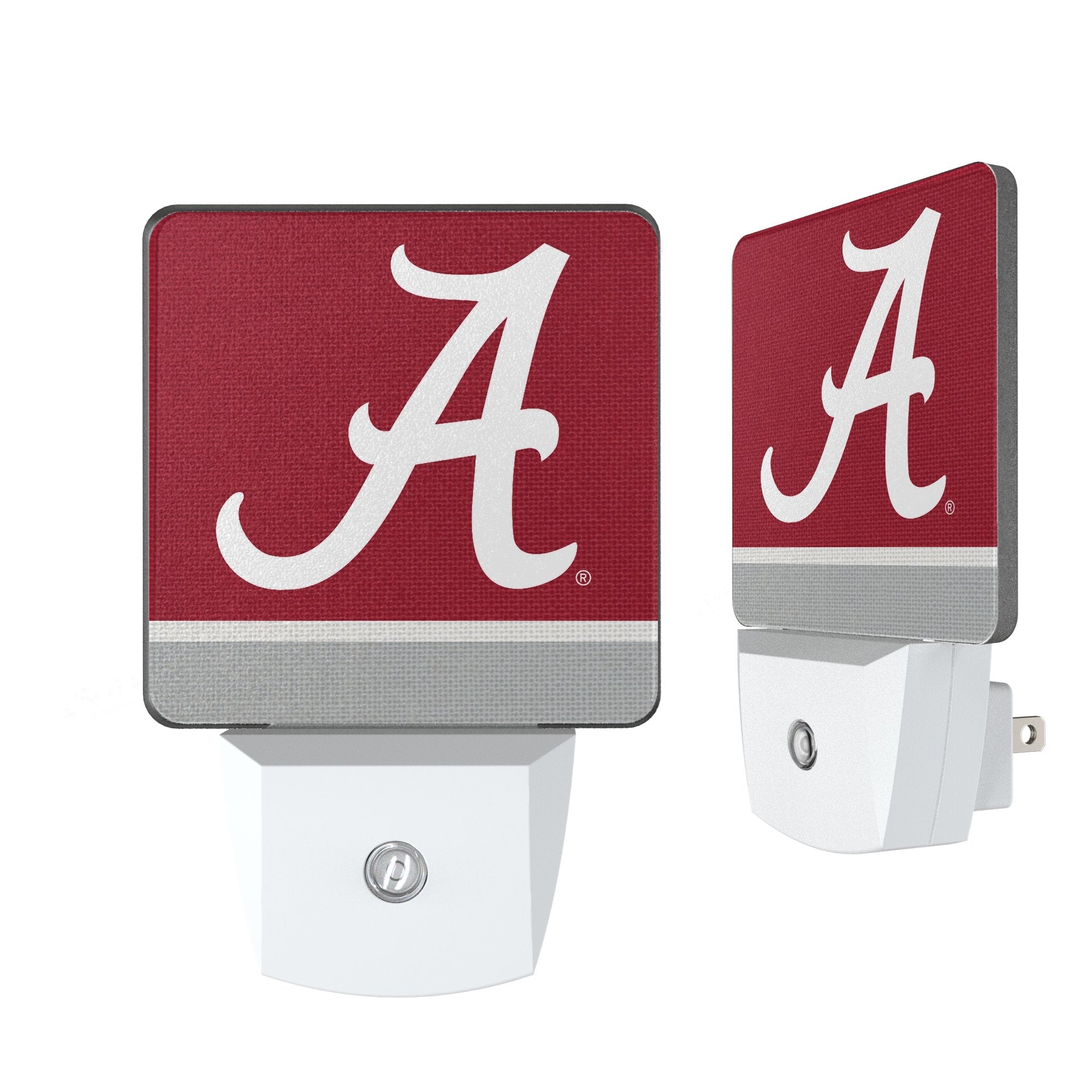University of Alabama Crimson Tide Script A Stripe Night Light 2-Pack
