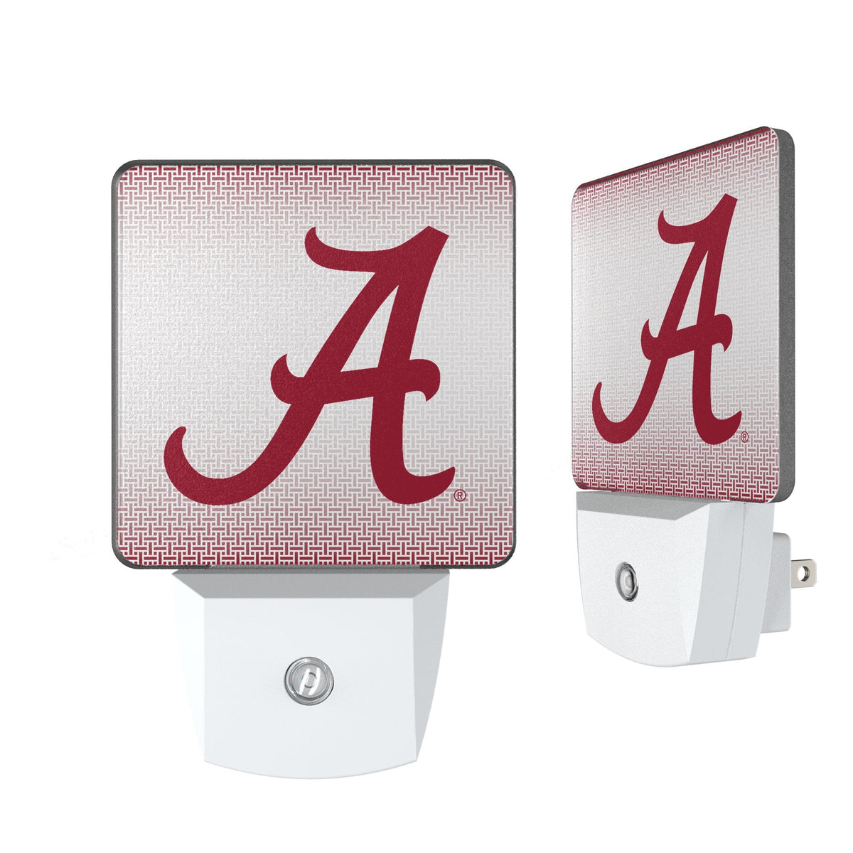 University of Alabama Crimson Tide Script A Linen Night Light 2-Pack