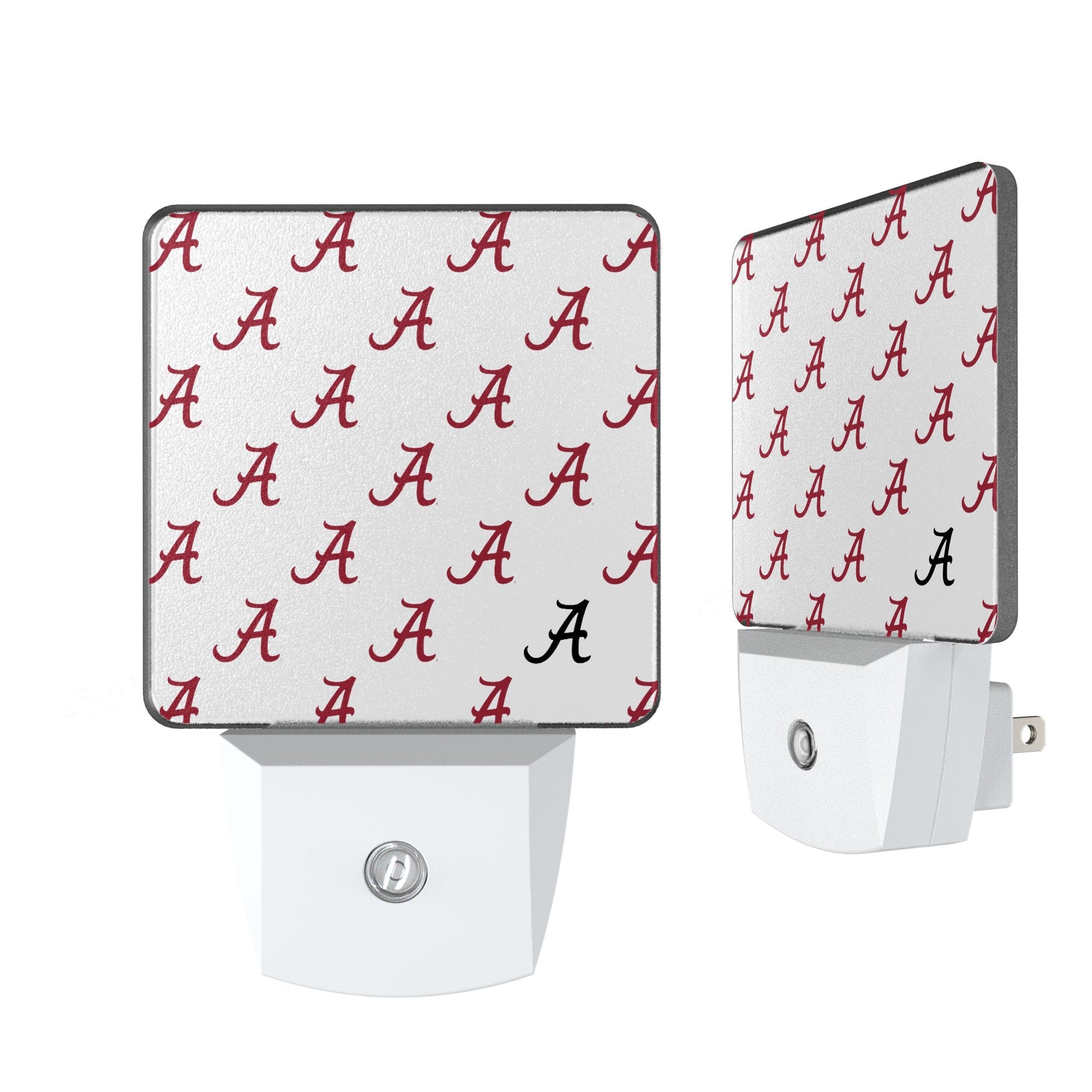 University of Alabama Crimson Tide Script A Fashion Pattern Night Light 2-Pack