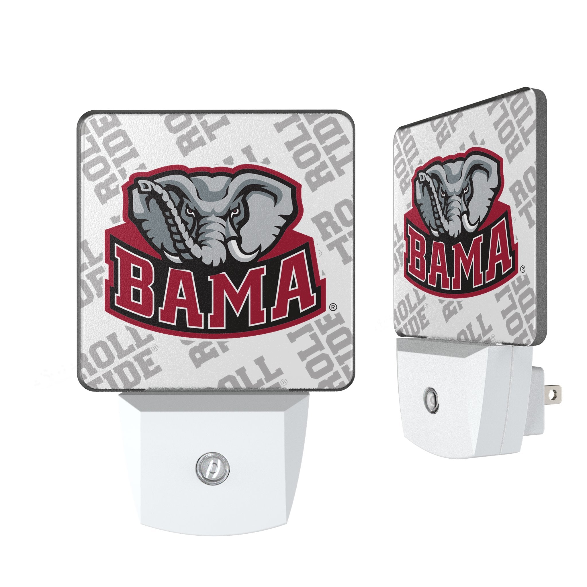 University of Alabama Crimson Tide Script A Quadtile Night Light 2-Pack 1