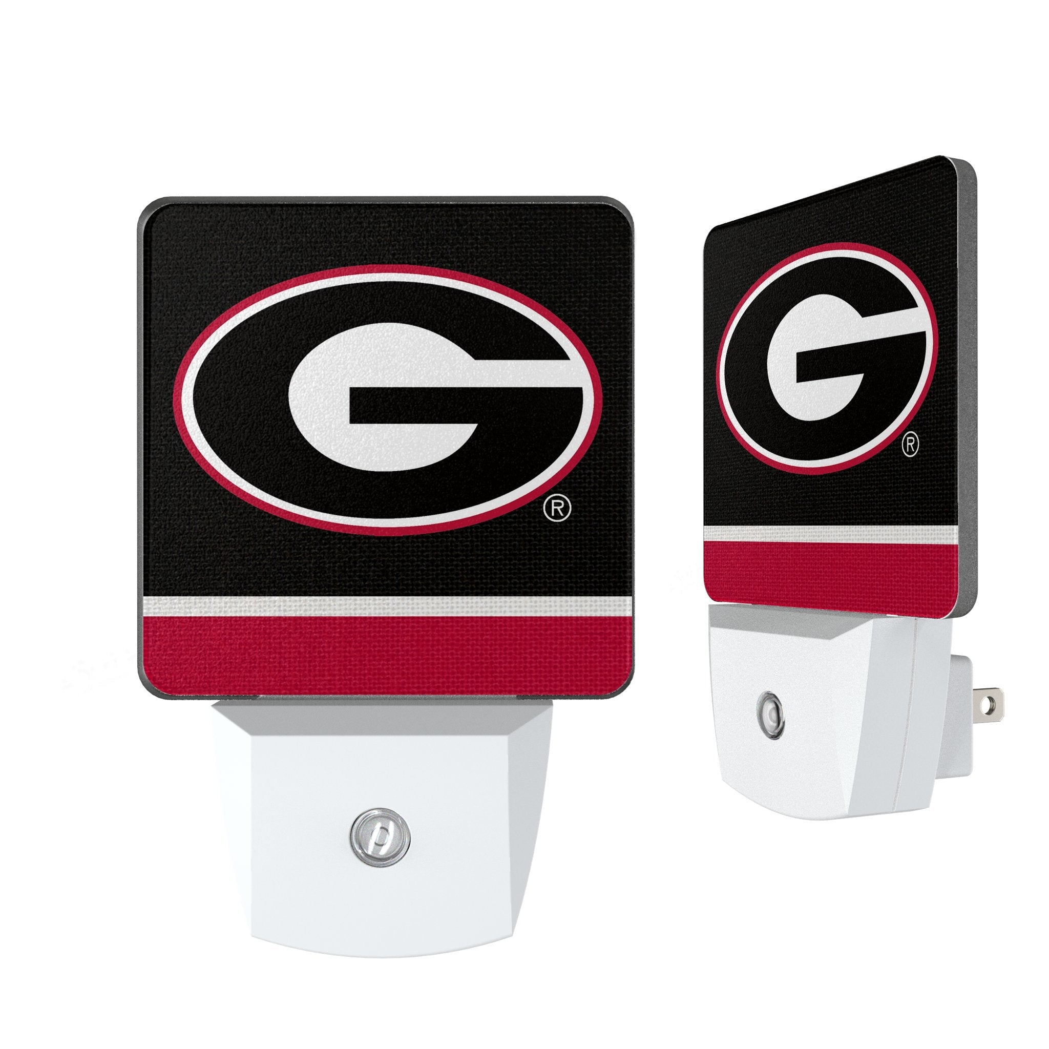 University of Georgia Bulldogs Stripe Night Light 2-Pack 1