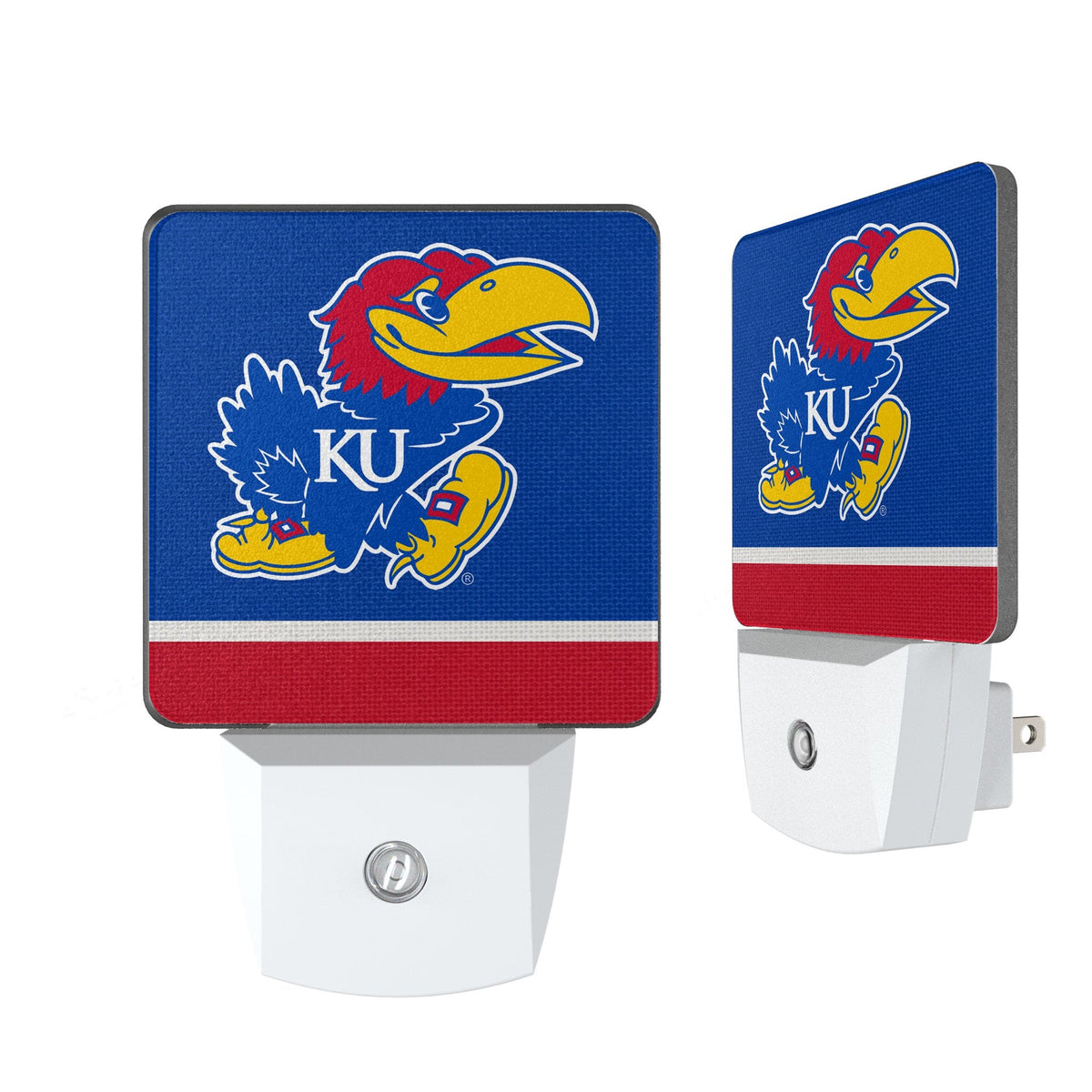 University of Kansas Jayhawks Stripe Night Light 2-Pack